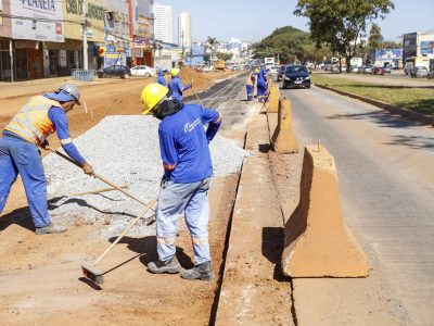 Obras na Hélio Prates chegam à etapa de preparação do solo para receber pavimentação