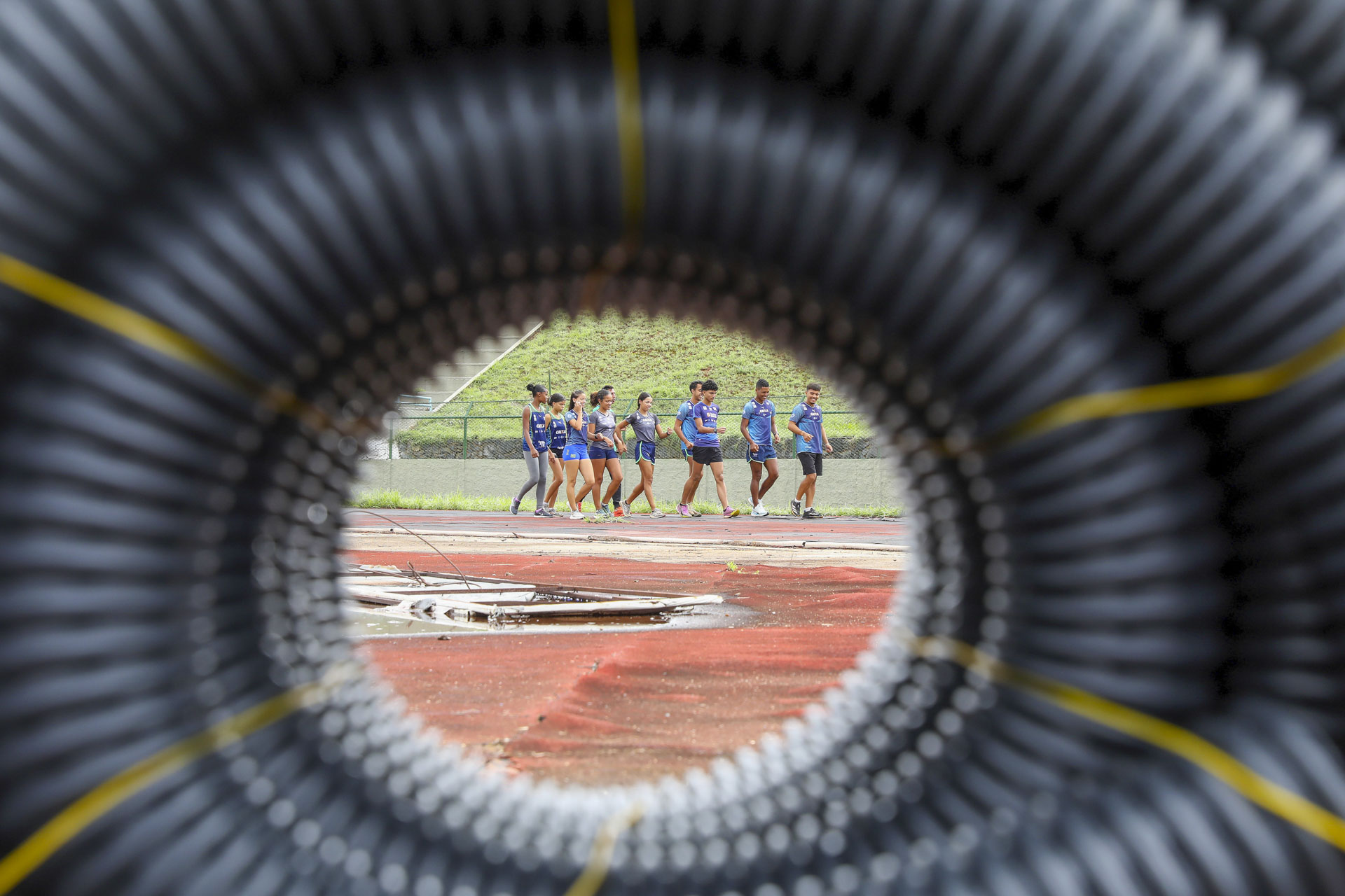 Com investimento de R$ 1,8 milhão em drenagem, GDF recupera gramado do Estádio Augustinho Lima, em Sobradinho