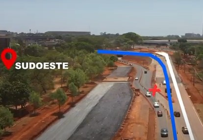 Viaduto do SIG é liberado nesta segunda (13) para melhorar trânsito na Epig