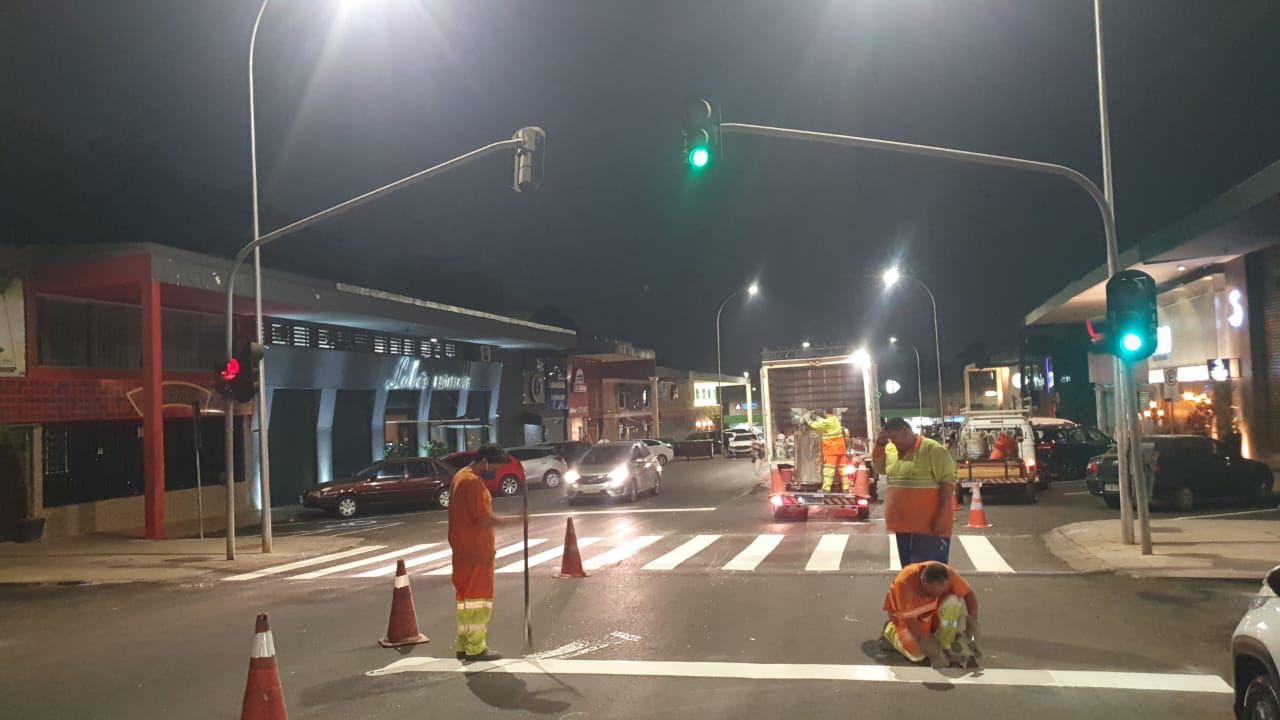 Obras recuperam pavimentação e sinalização em quadras da Asa Sul