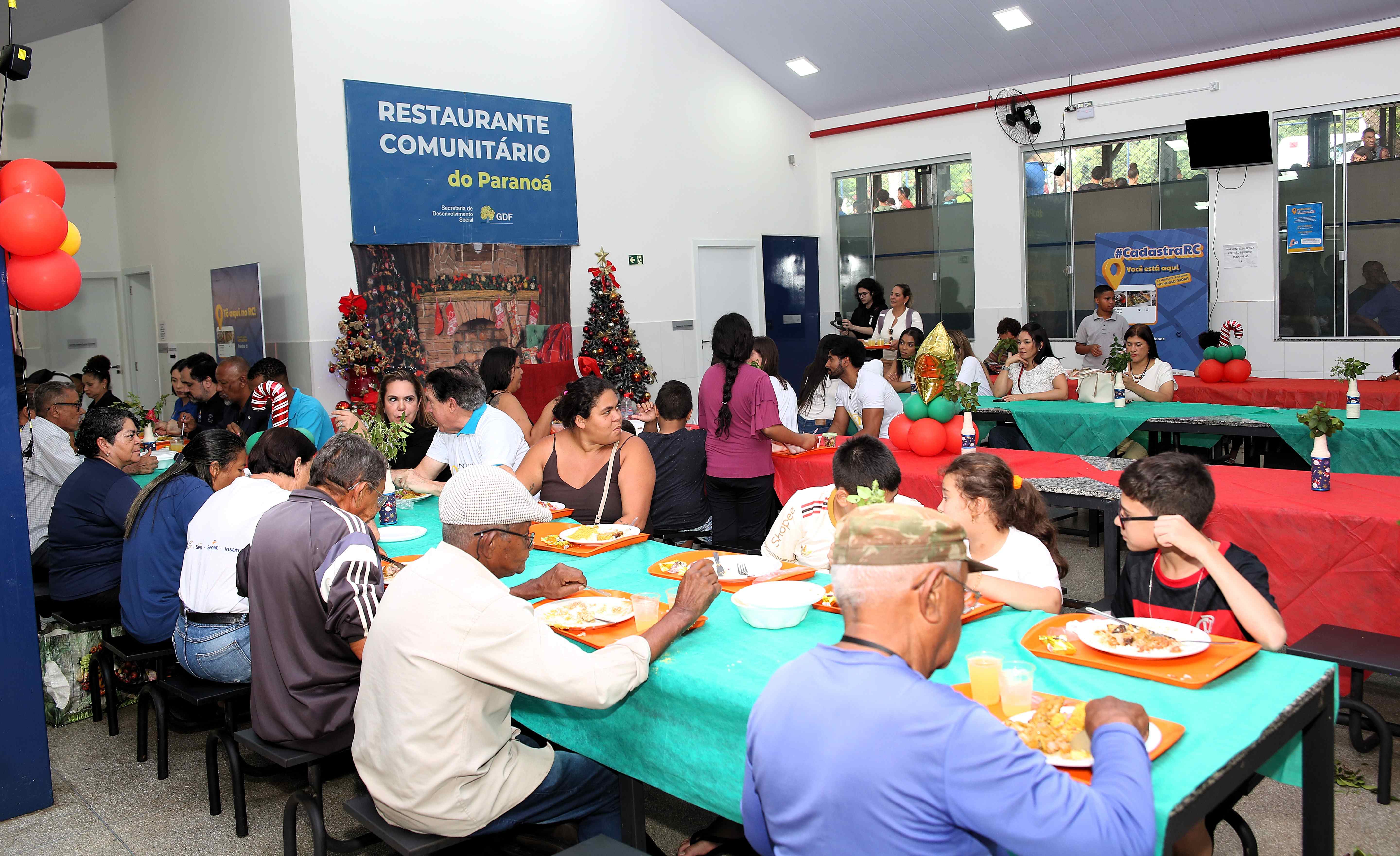 Nosso Natal serve almoço especial para mais de 2 mil pessoas do Paranoá