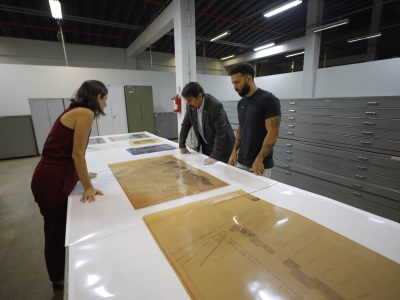 Arquivo Público do DF cedeu mais de mil plantas originais do Teatro Nacional para as obras