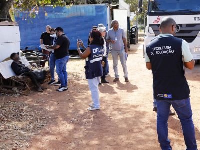 GDF promove atendimentos a pessoas em situação de rua no Plano Piloto, Areal e Taguatinga