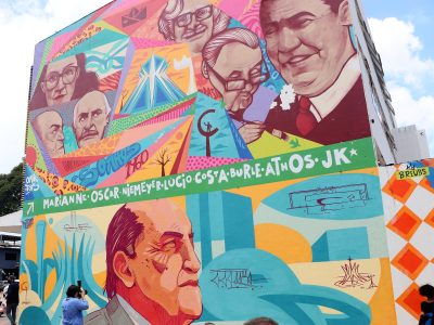 Mural da 507 Sul será refeito para preservar circuito turístico cultural