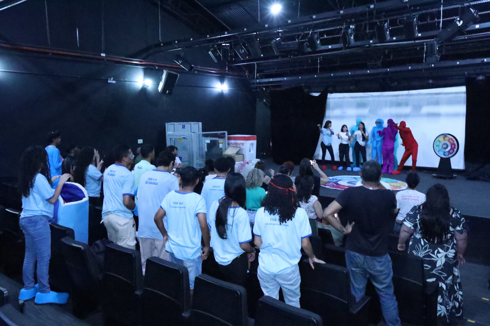 Alunos da rede pública do DF participam de Oficina de Comunicação em Saúde sobre HIV e Aids