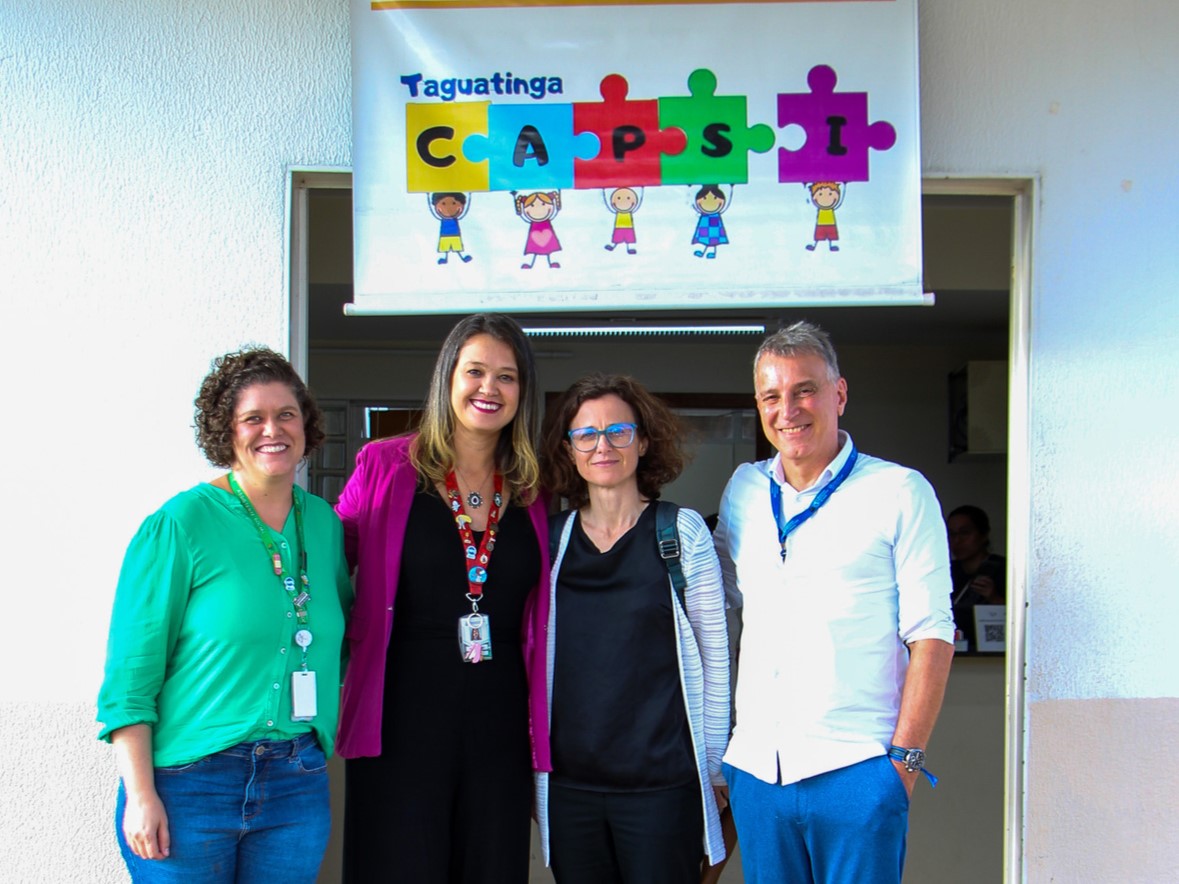 Capsi de Taguatinga recebe visita de representantes da OMS e Opas