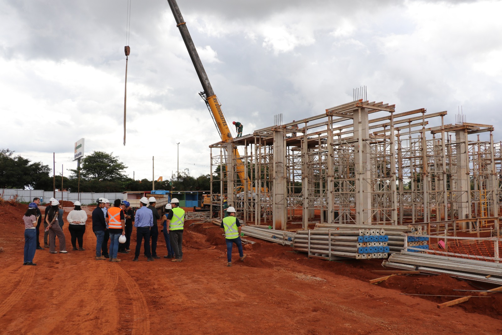 Obra de construção do Hospital Regional do Recanto das Emas utiliza tecnologia inovadora