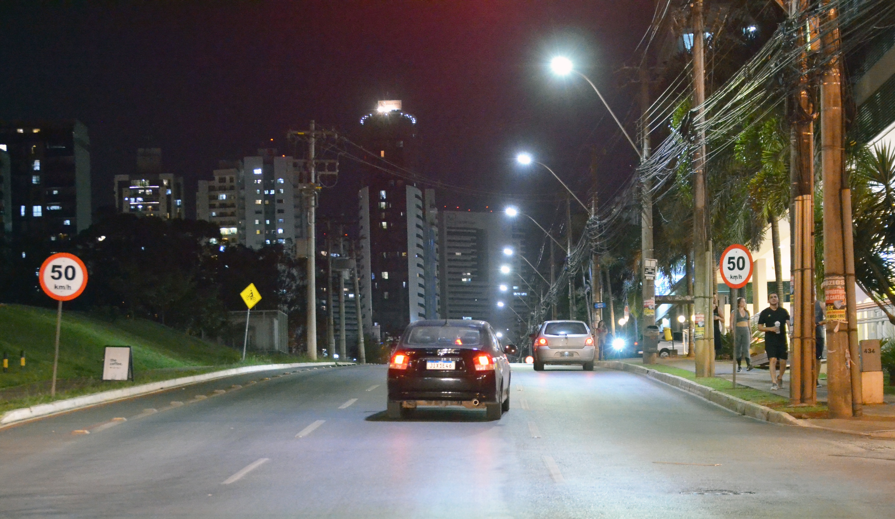 Águas Claras já conta com 96% da iluminação pública em LED