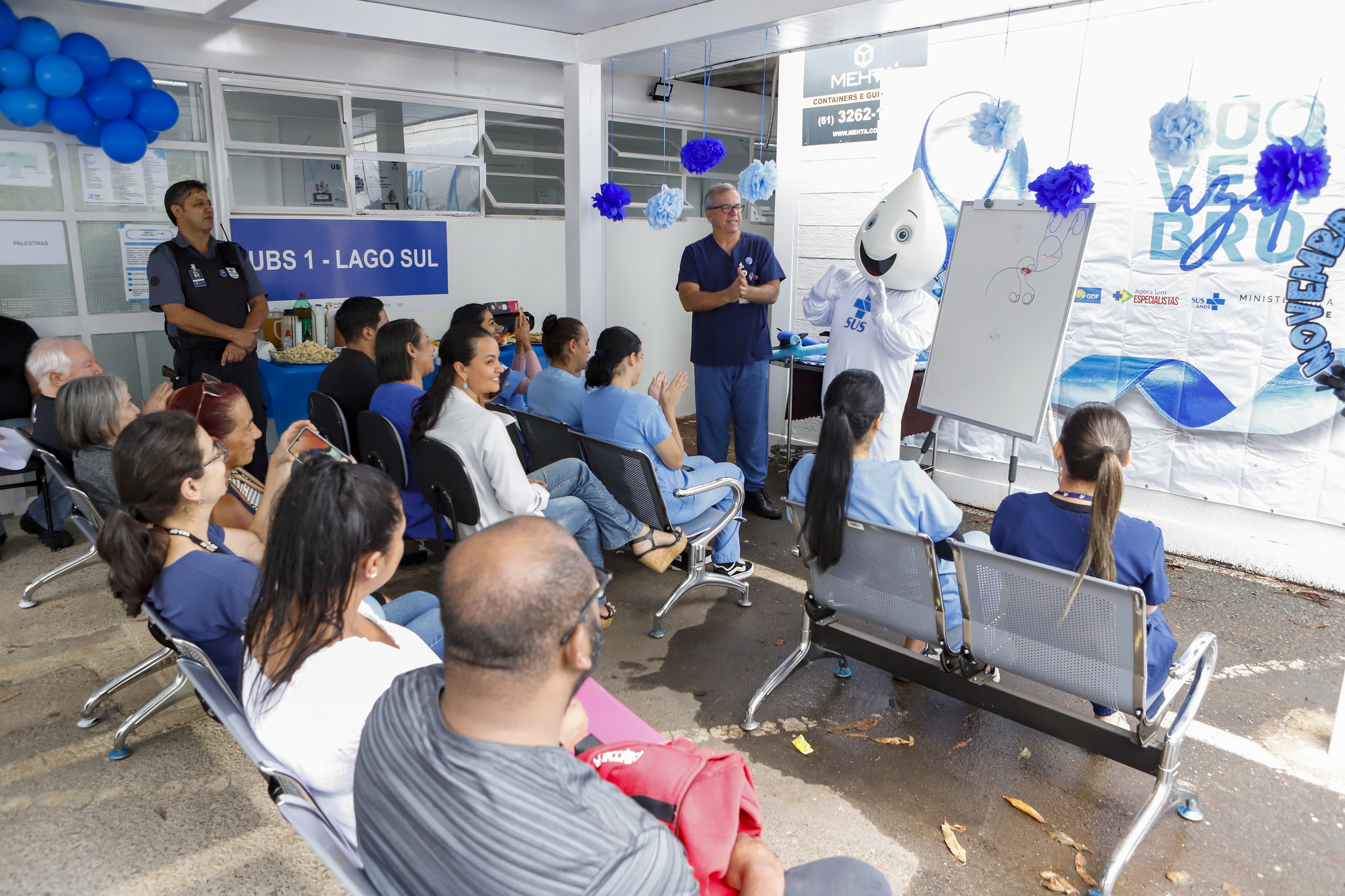 UBS 1 do Lago Sul recebe ação educativa sobre o Novembro Azul