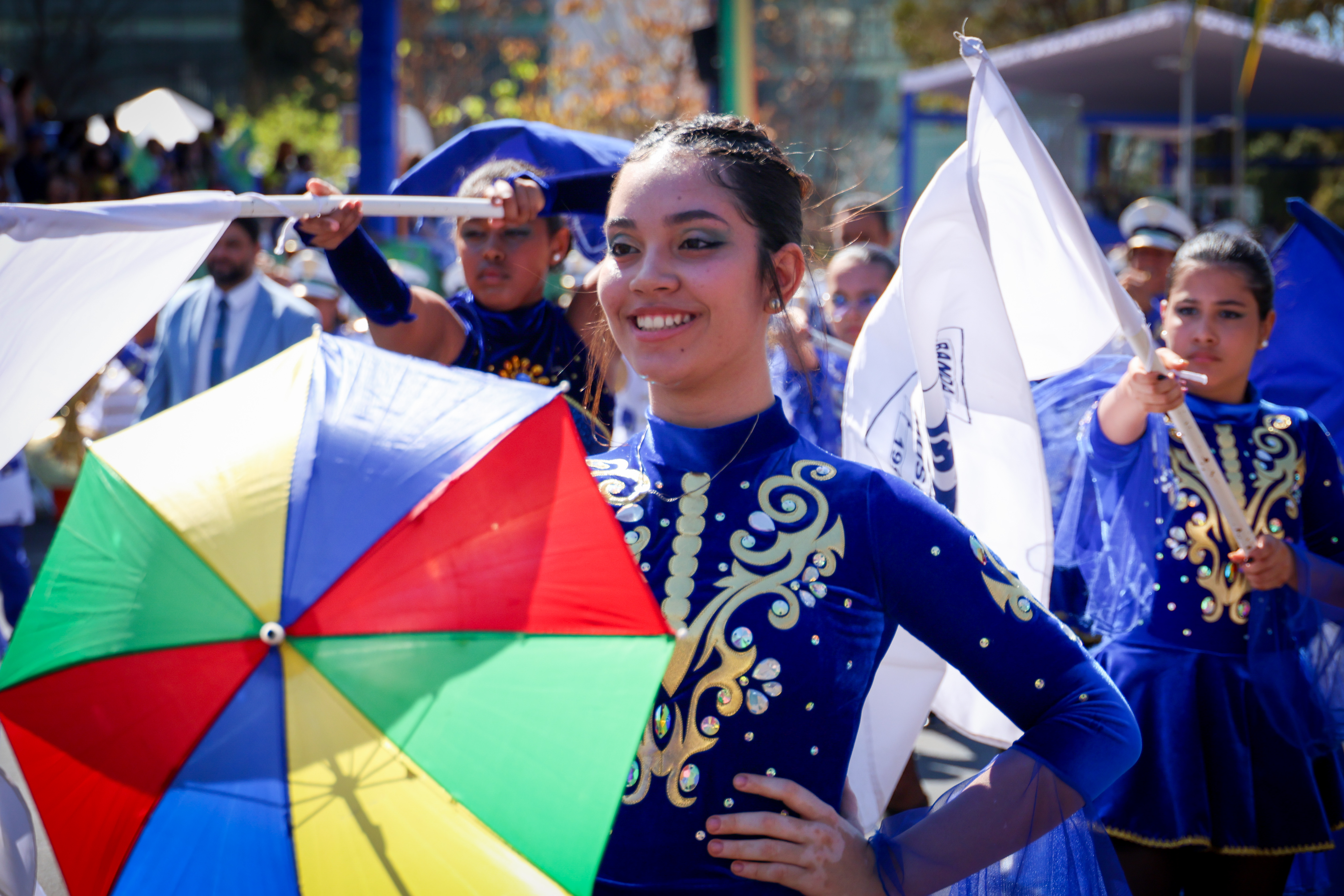 Estudantes da rede pública do DF protagonizam desfile de 7 de setembro