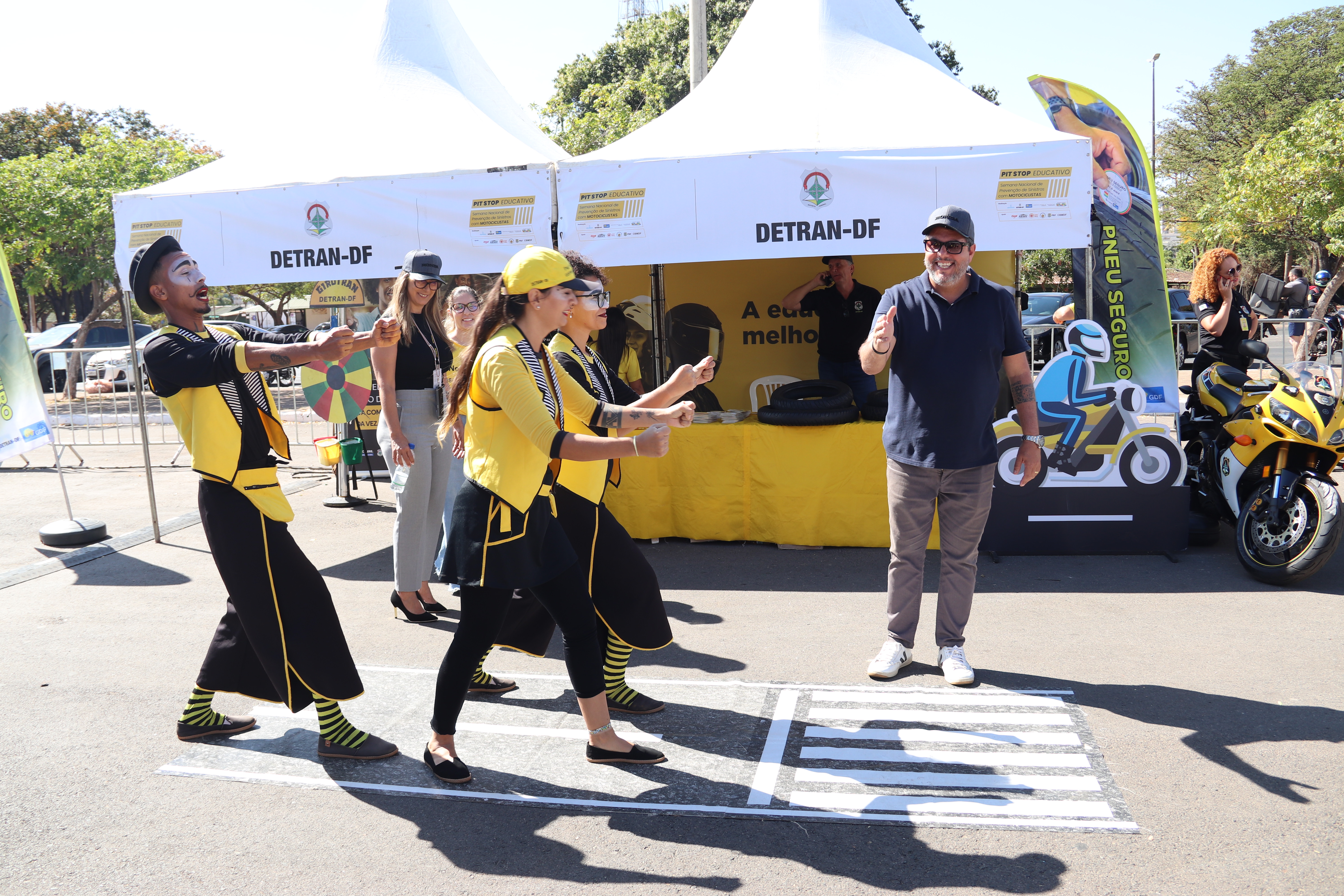 Pit Stop Educativo para motociclistas abre Semana Nacional de Trânsito 2025 no DF