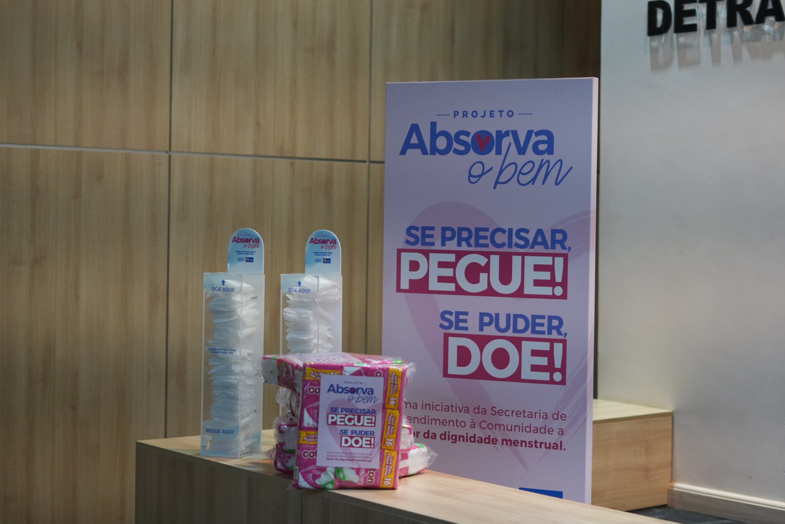 Programa Absorva o Bem completa 1 ano e consolida rede de cuidado e dignidade no DF&nbsp;