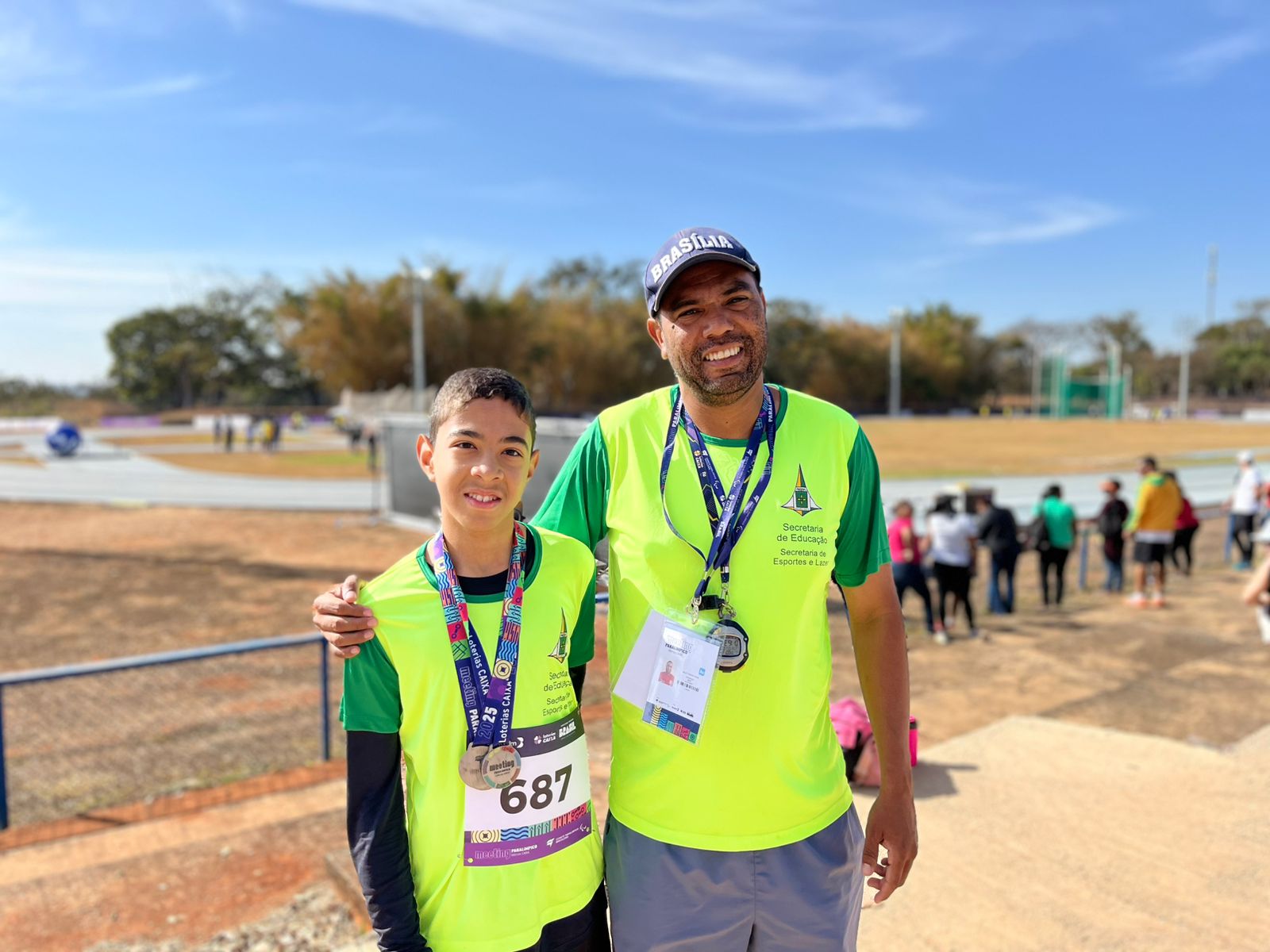 Alunos da rede pública competem em etapa distrital das Paralimpíadas Escolares 2025