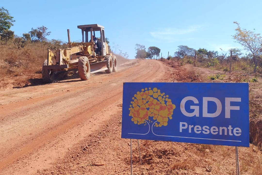 GDF faz manutenção preventiva em mais de 30 km de vias não pavimentadas no Jardim Botânico