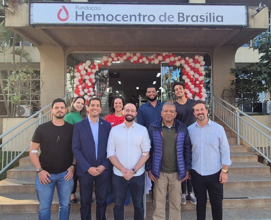 Secretaria do Entorno promove doação coletiva no Hemocentro