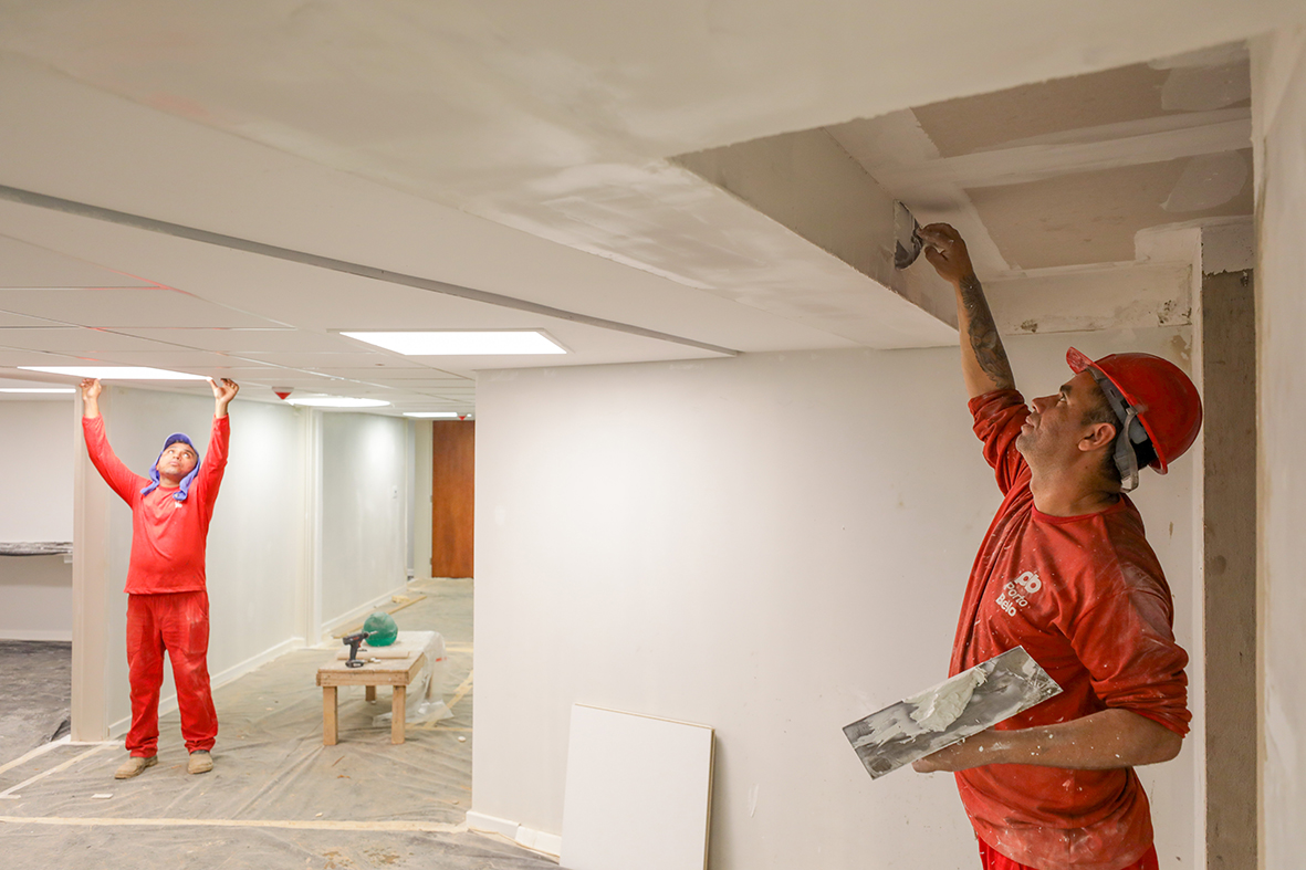 Obra do Teatro Nacional Claudio Santoro entra na fase de acabamento e pintura