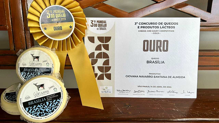 Queijeiros do DF são premiados em concurso internacional
