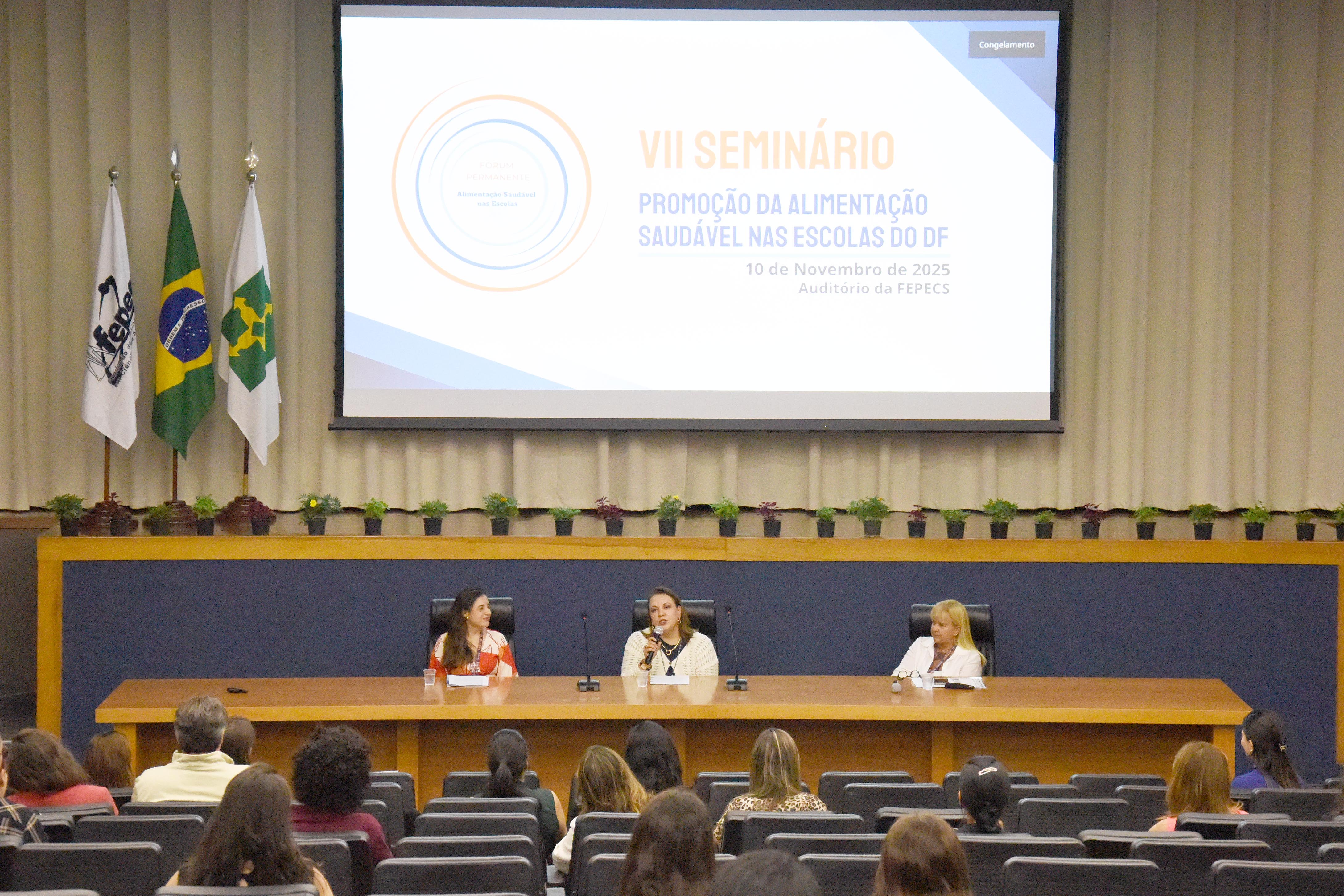 Seminário incentiva hábitos alimentares equilibrados nas escolas do DF