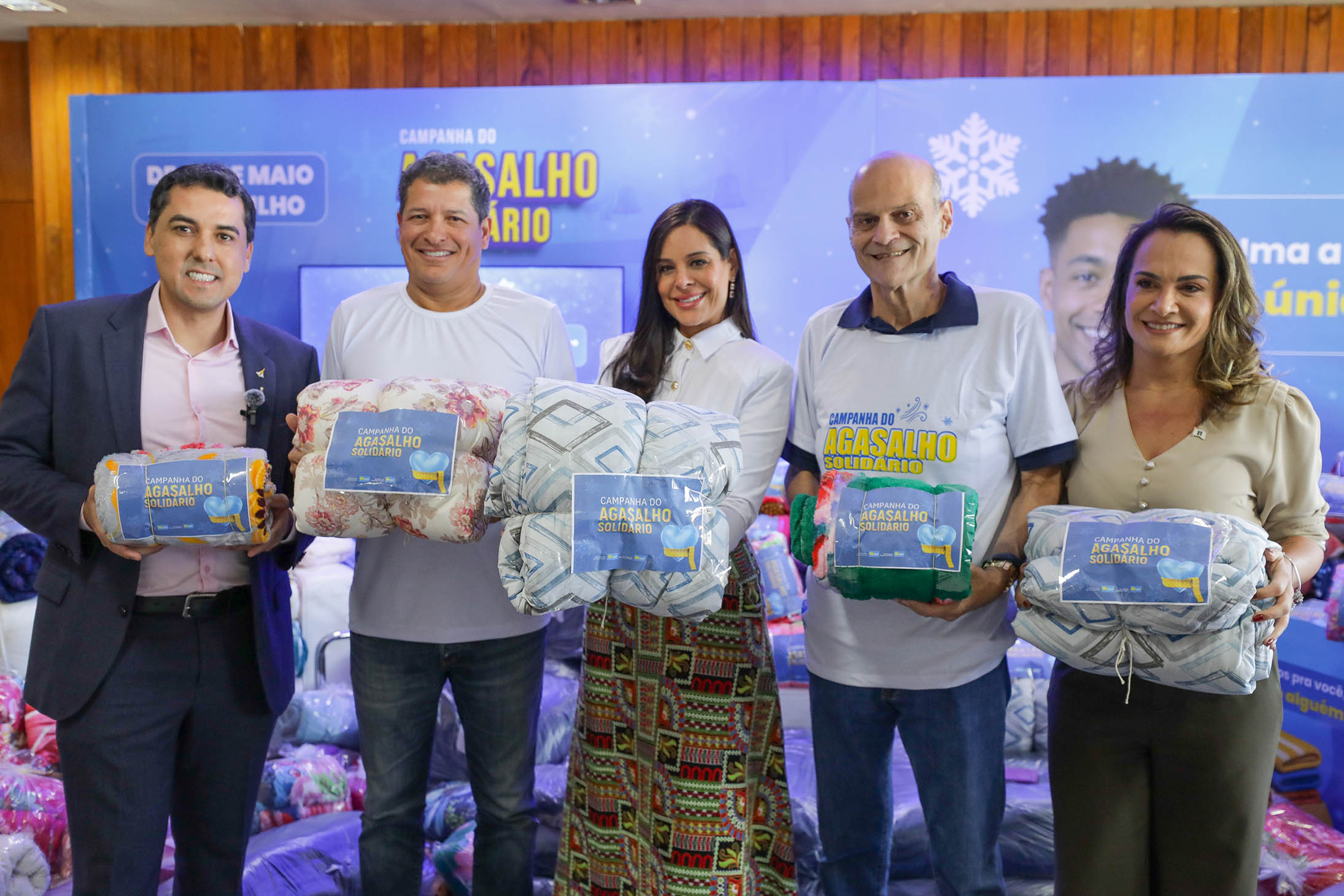 Secretarias se mobilizam para doações no último dia de arrecadação da Campanha do Agasalho Solidário 2025