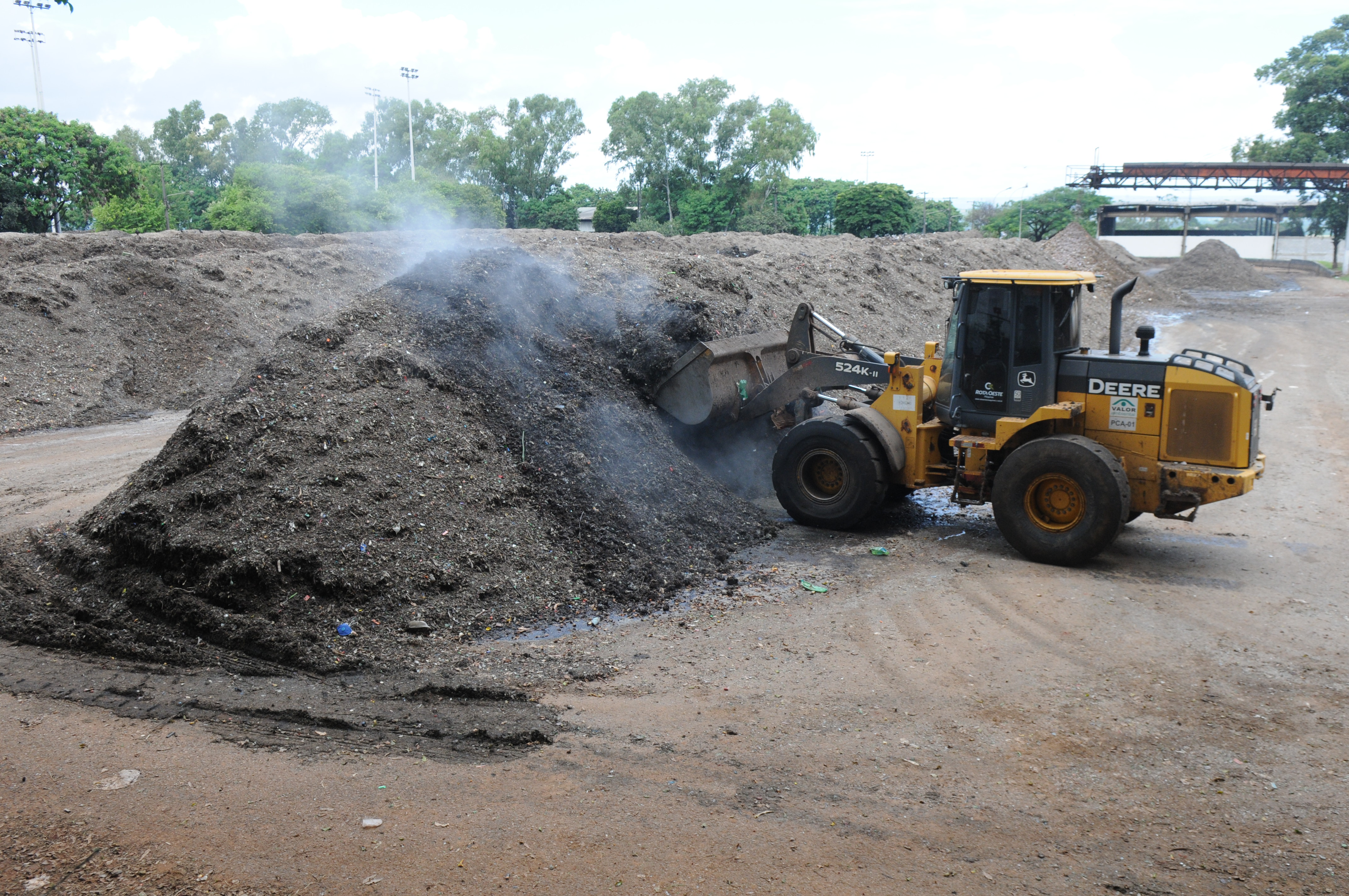 Usina do P Sul completa 40 anos como referência em compostagem de resíduos orgânicos