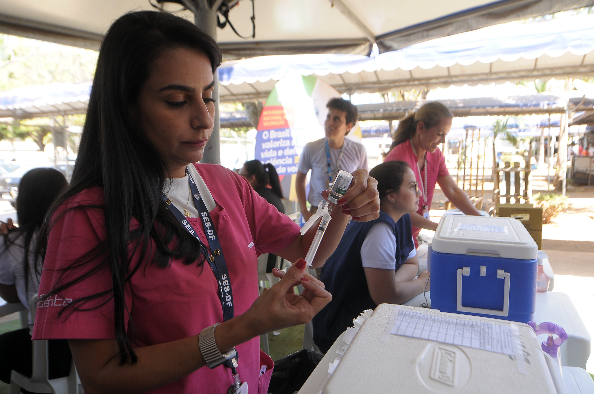 GDF intensifica vacinação contra o sarampo