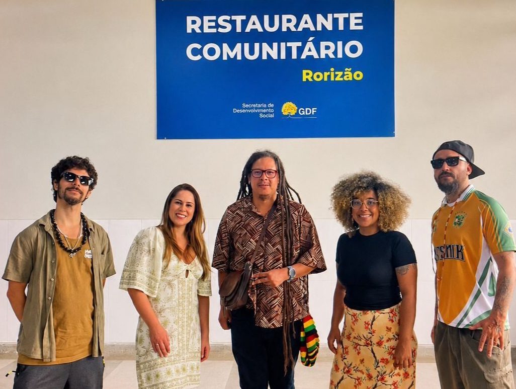 Restaurantes comunitários do Distrito Federal recebem o projeto Democratização do Reggae