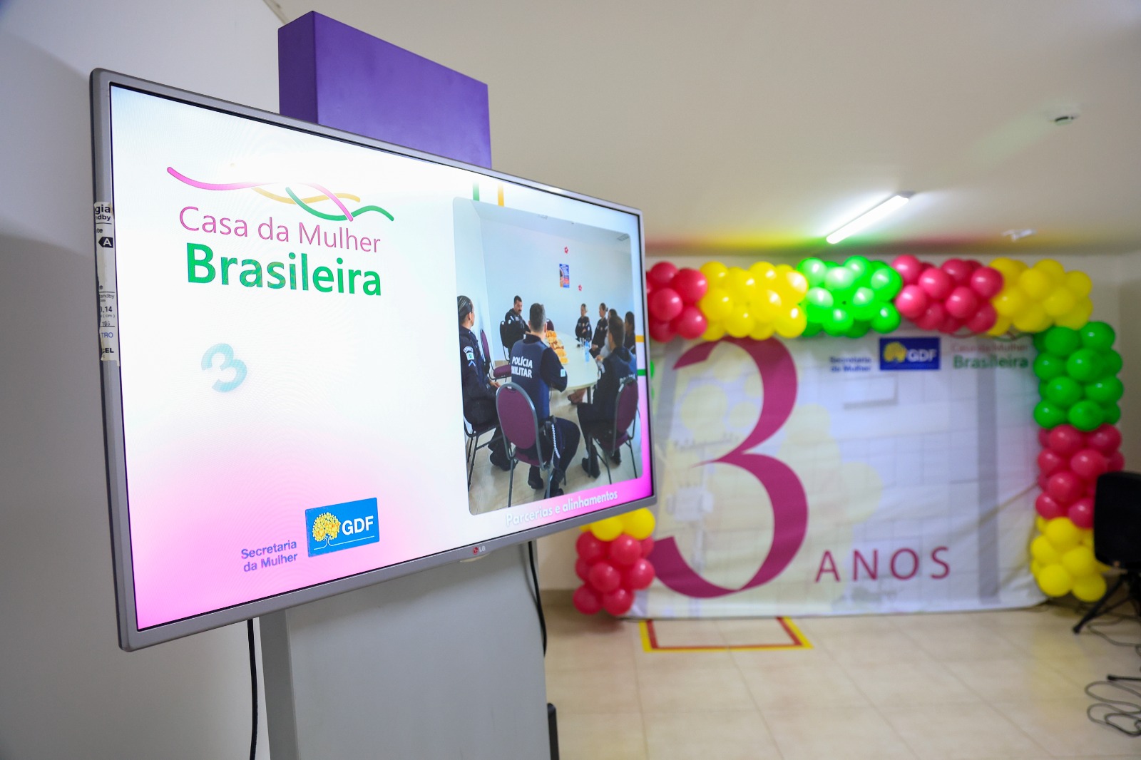 Dia de festa na Casa da Mulher Brasileira para celebrar 3 anos de atuação