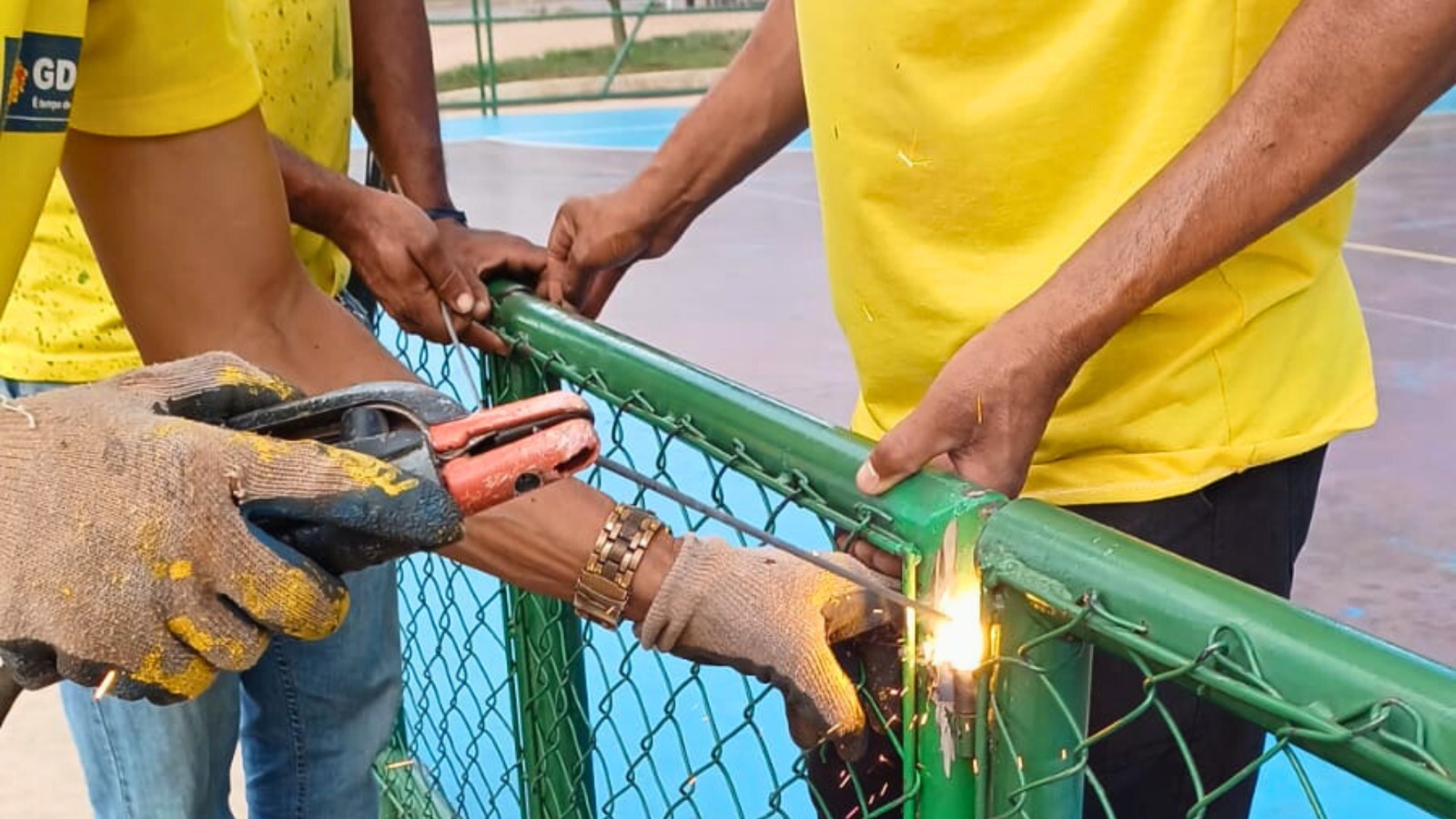 Quadras esportivas do Plano Piloto passam por manutenção