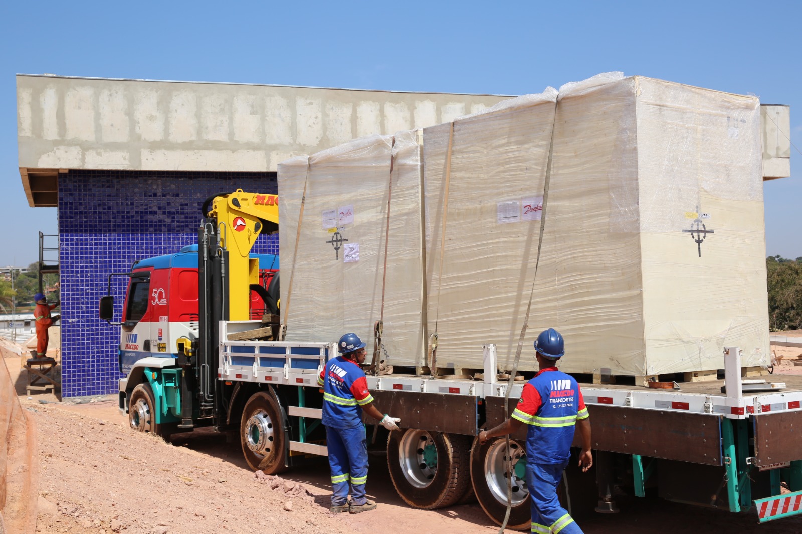 Mais equipamentos de alta tecnologia da Elevatória Lago Norte chegam ao DF