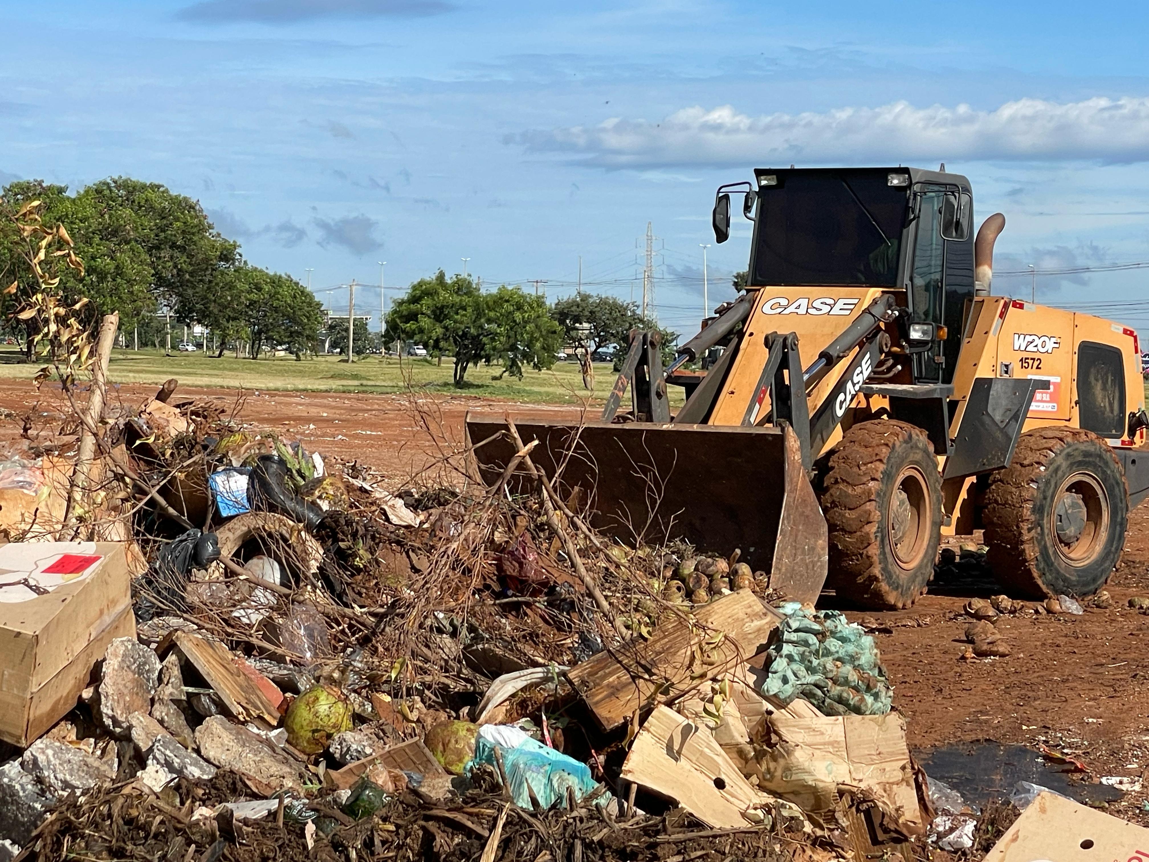 Vicente Pires recebe mutirão de limpeza