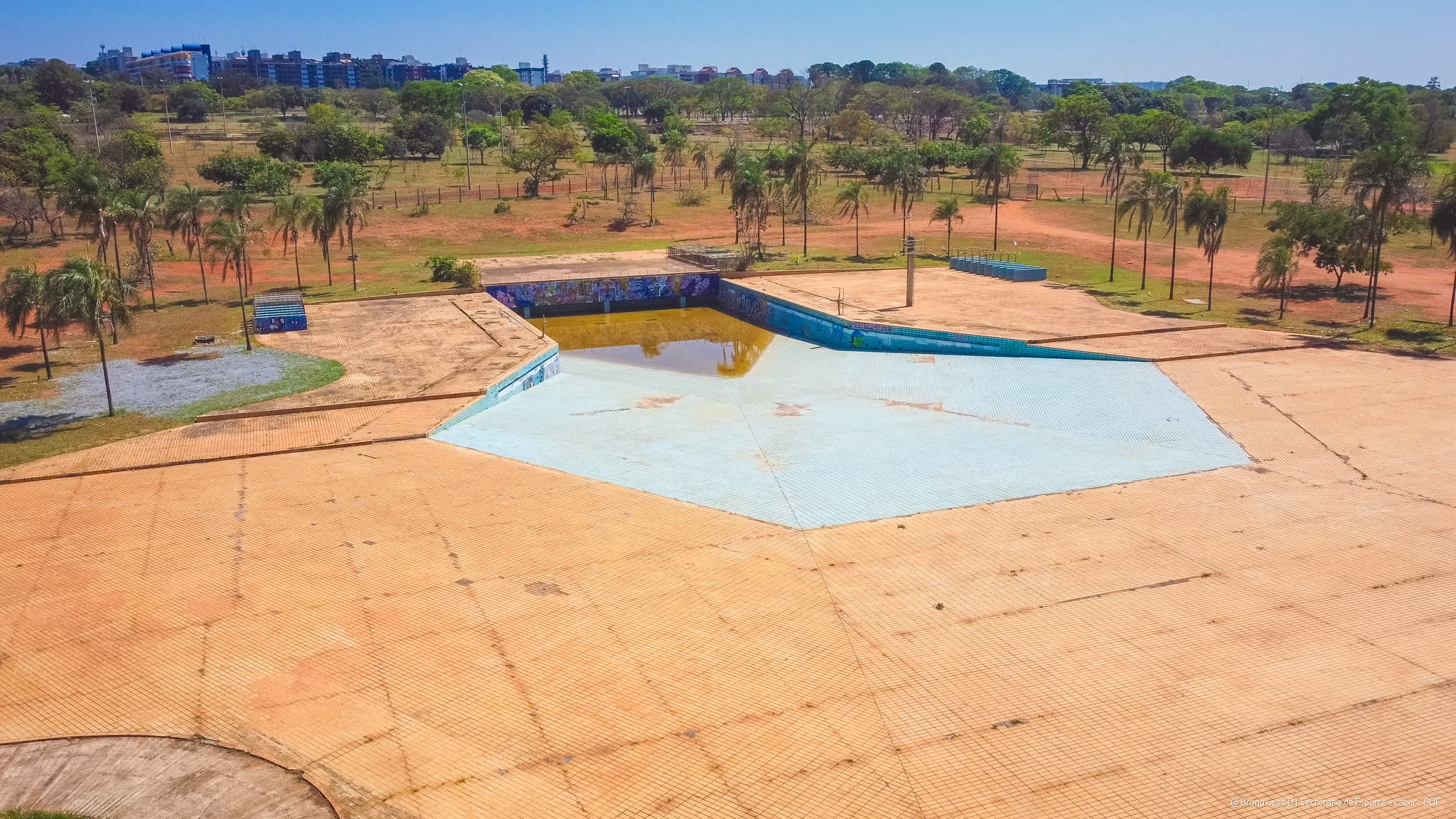 GDF inicia obras do novo complexo aquático do Parque da Cidade