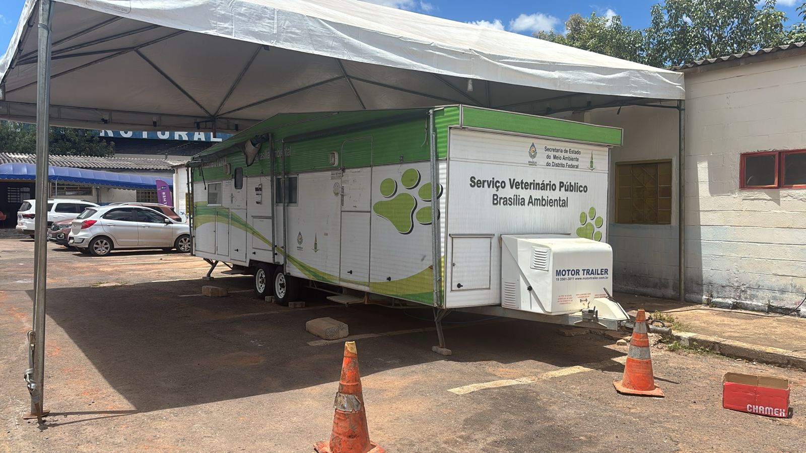 Unidade móvel do Serviço Público Veterinário levará atendimento gratuito à Estrutural