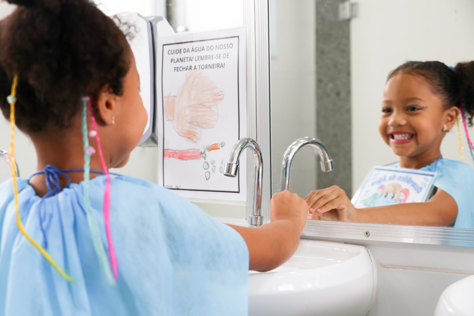 Alunos da EC 512 de Samambaia celebram o Dia Mundial da Água com ações pedagógicas