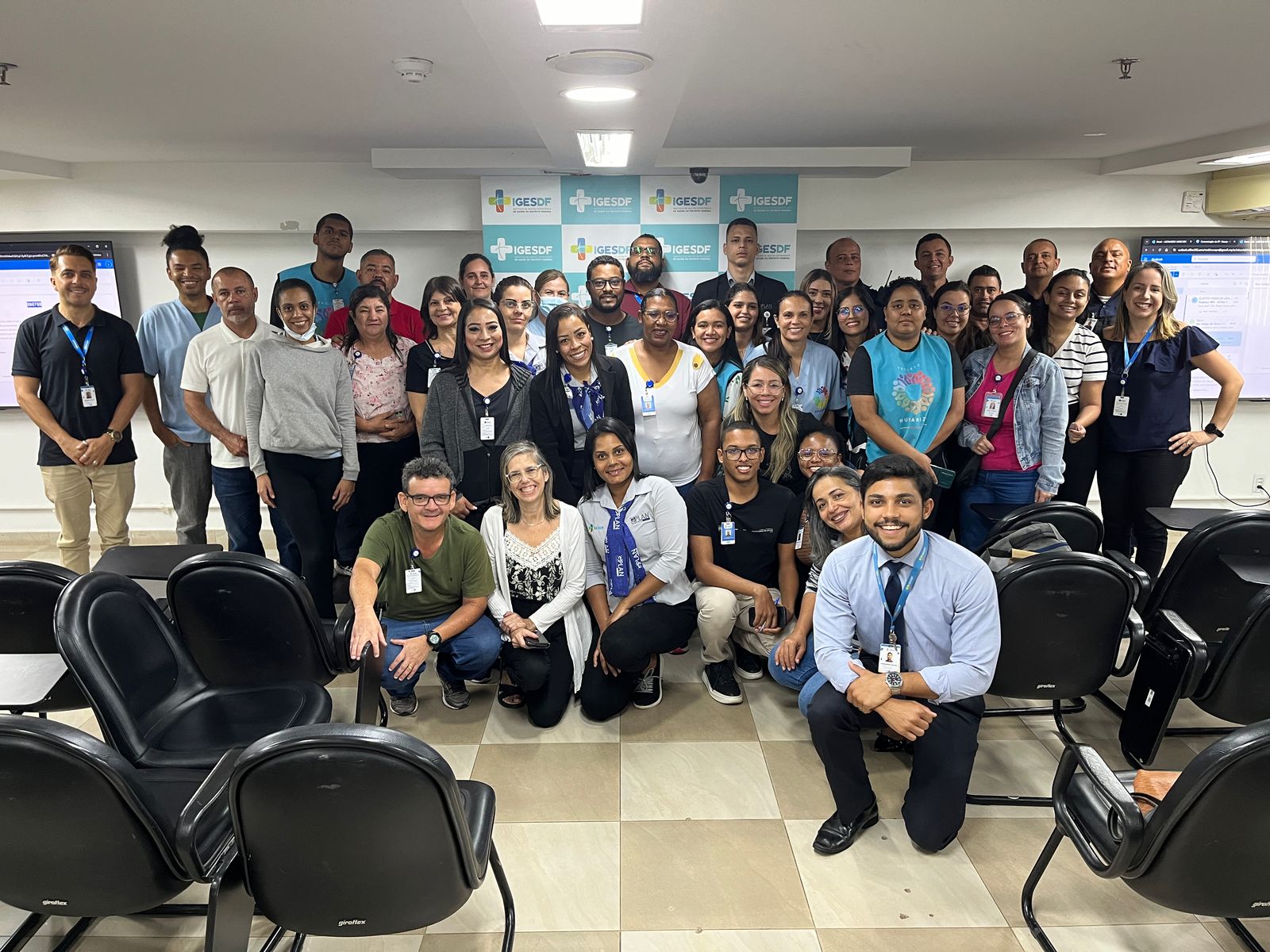 Profissionais do Hospital de Base são treinados para oferecer atendimento humanizado