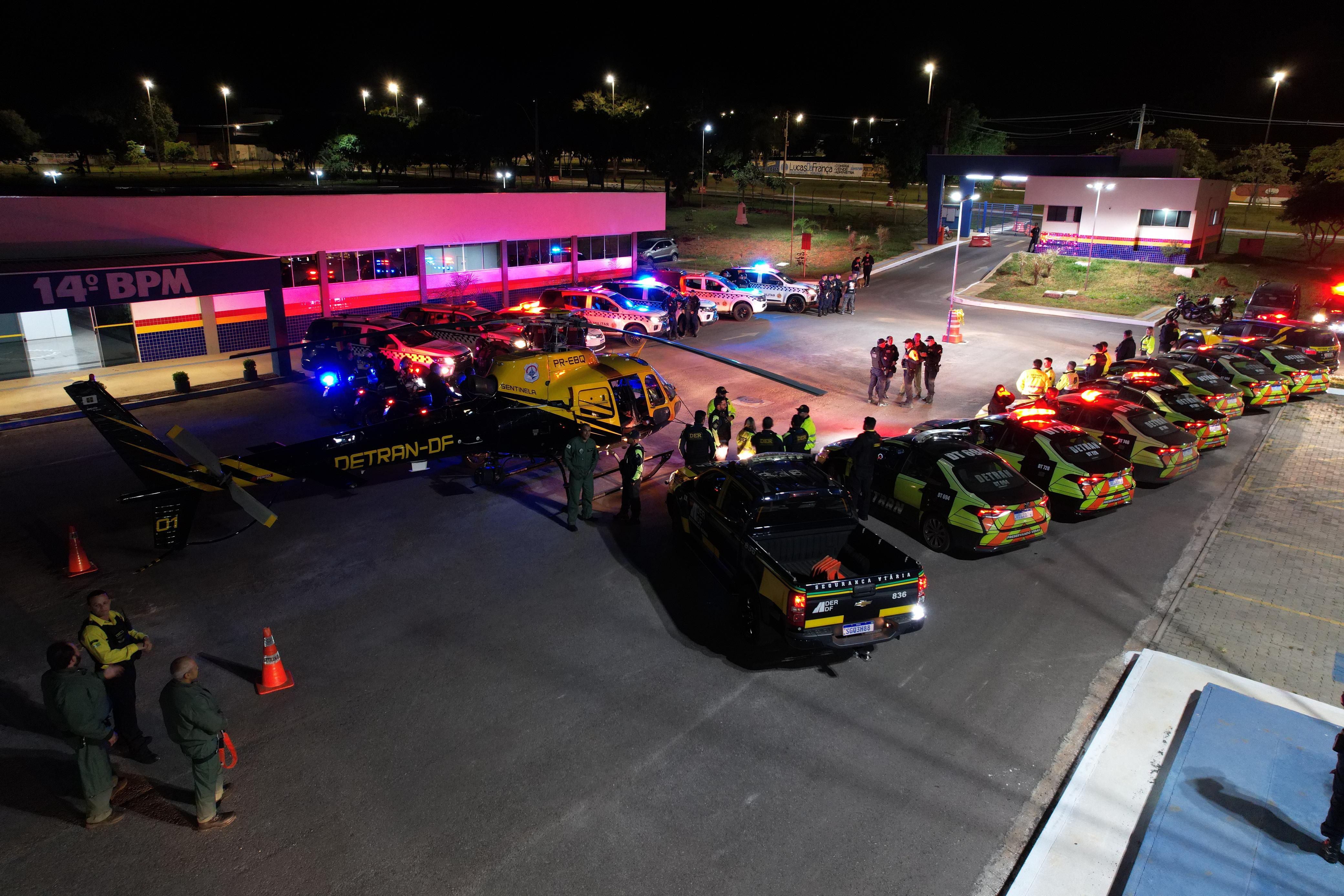 Operação integrada em Planaltina flagra 40 condutores alcoolizados