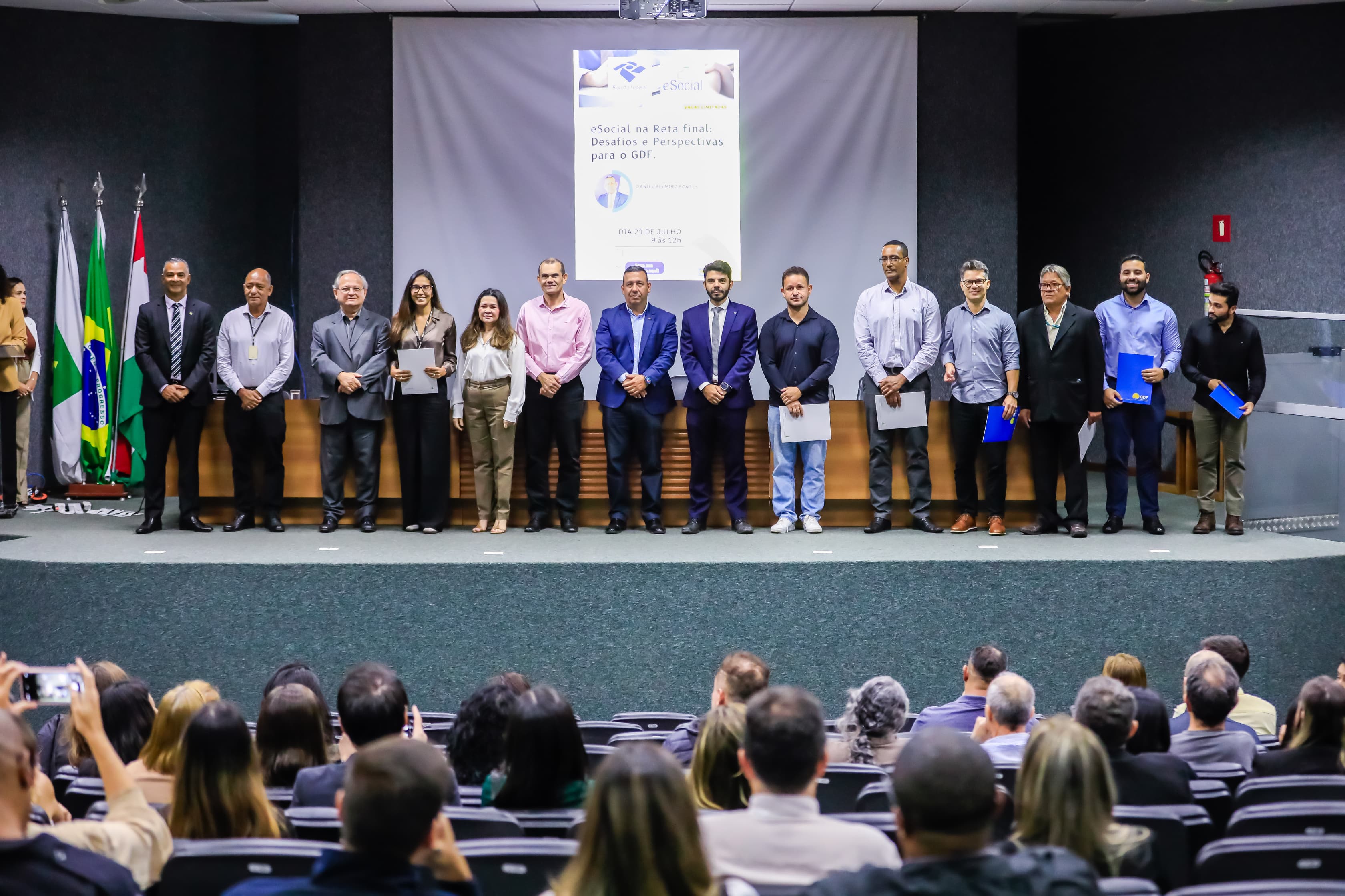 Evento reúne servidores do GDF para discutir desafios e perspectivas do eSocial&nbsp;