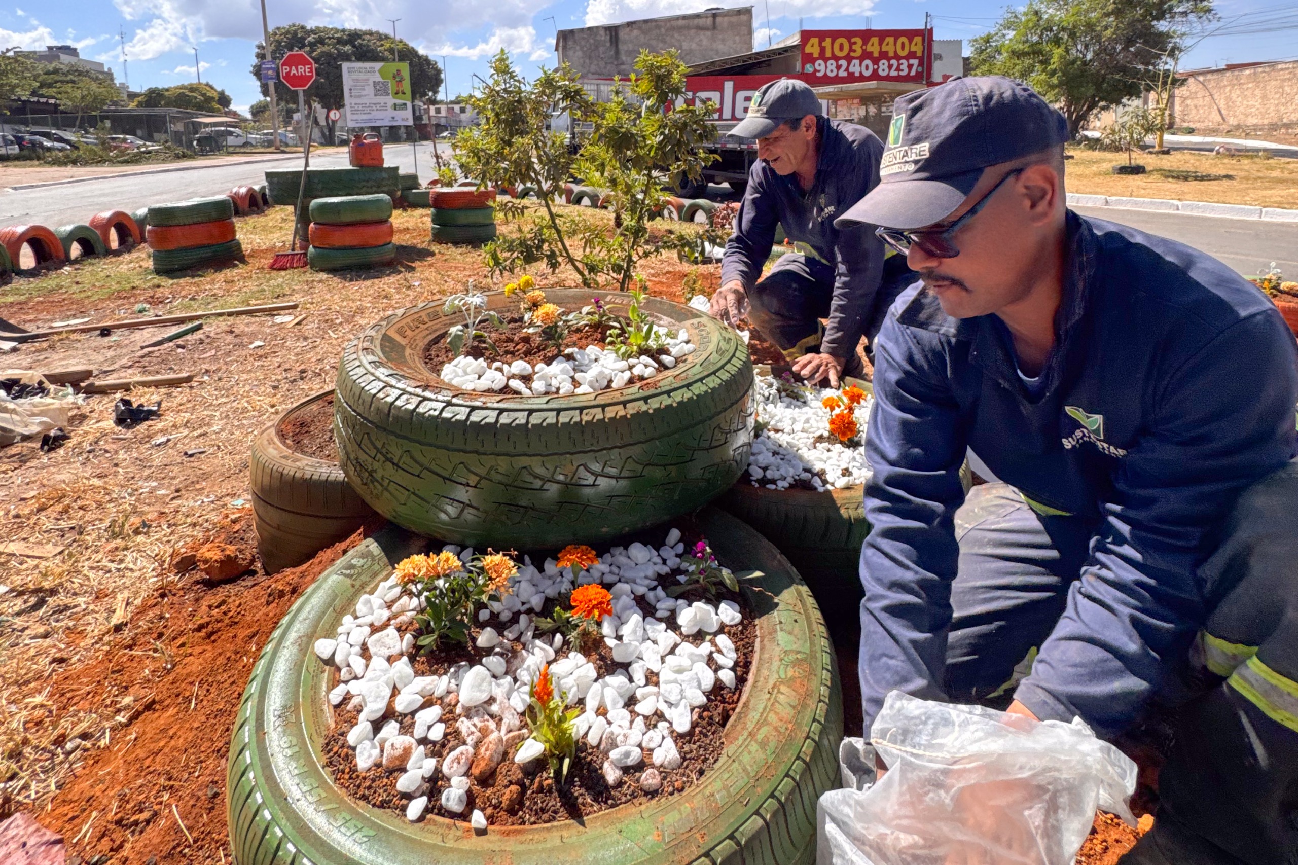 Projeto De Cara Nova recupera ponto de descarte irregular de lixo em Ceilândia