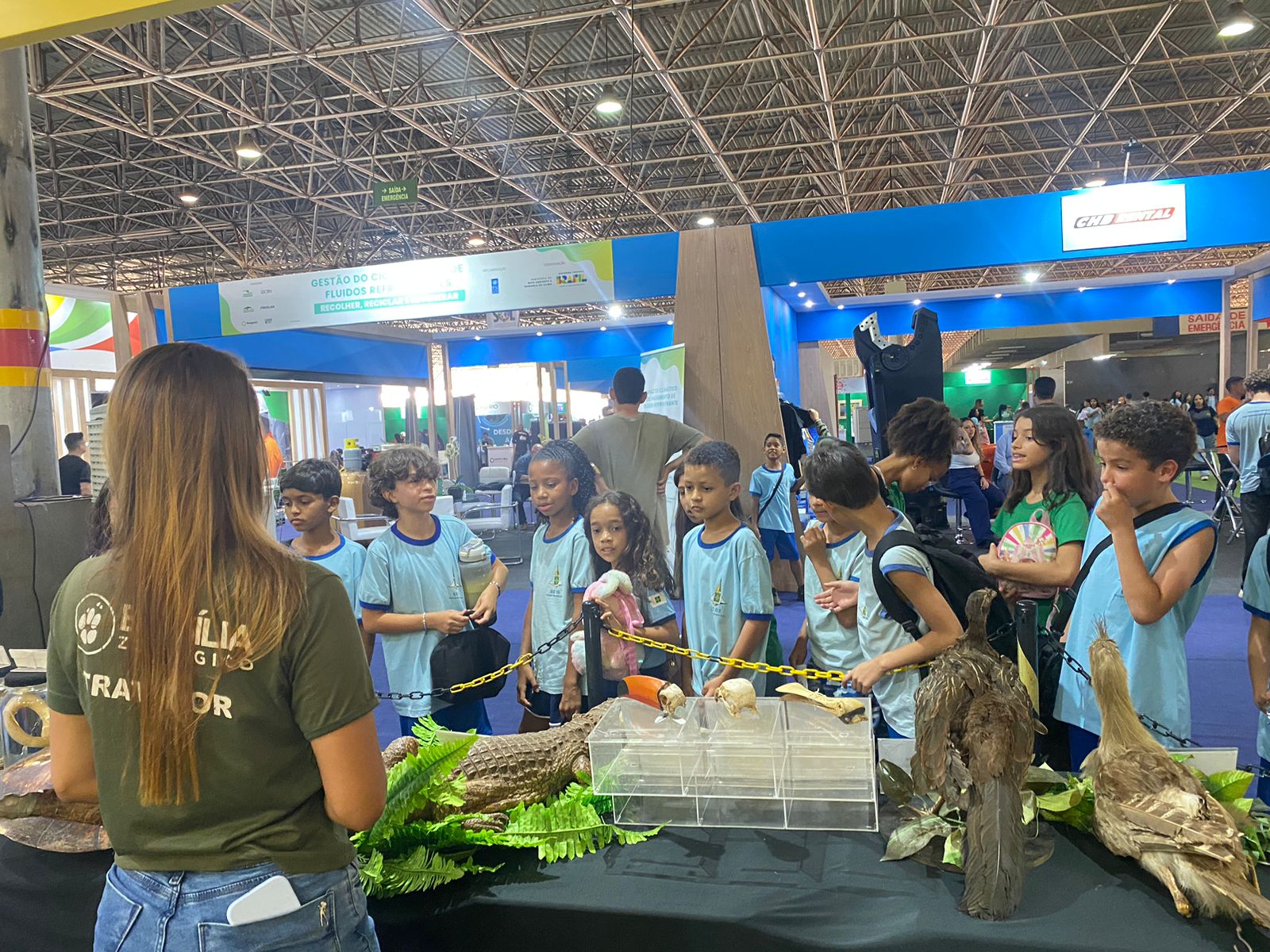 Exposição do Zoológico de Brasília integra a Conferência Internacional de Resíduos Sólidos