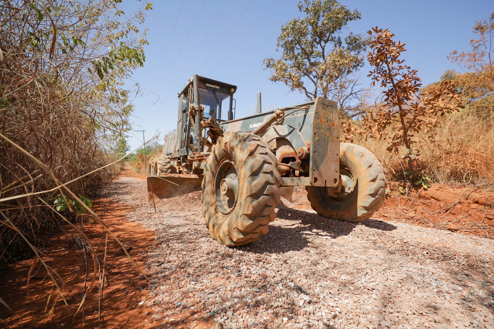 GDF recupera estrada vicinal em área rural de Sobradinho e beneficia cerca de 3 mil moradores da região