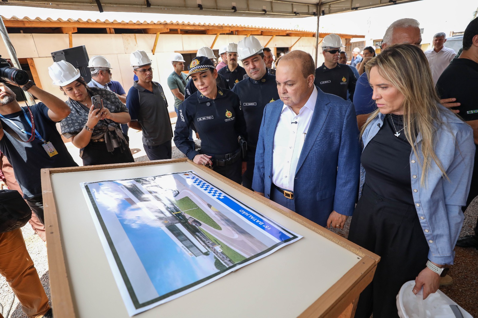 Obras do novo Batalhão da PMDF na Estrutural entram na fase de instalações elétricas e hidráulicas