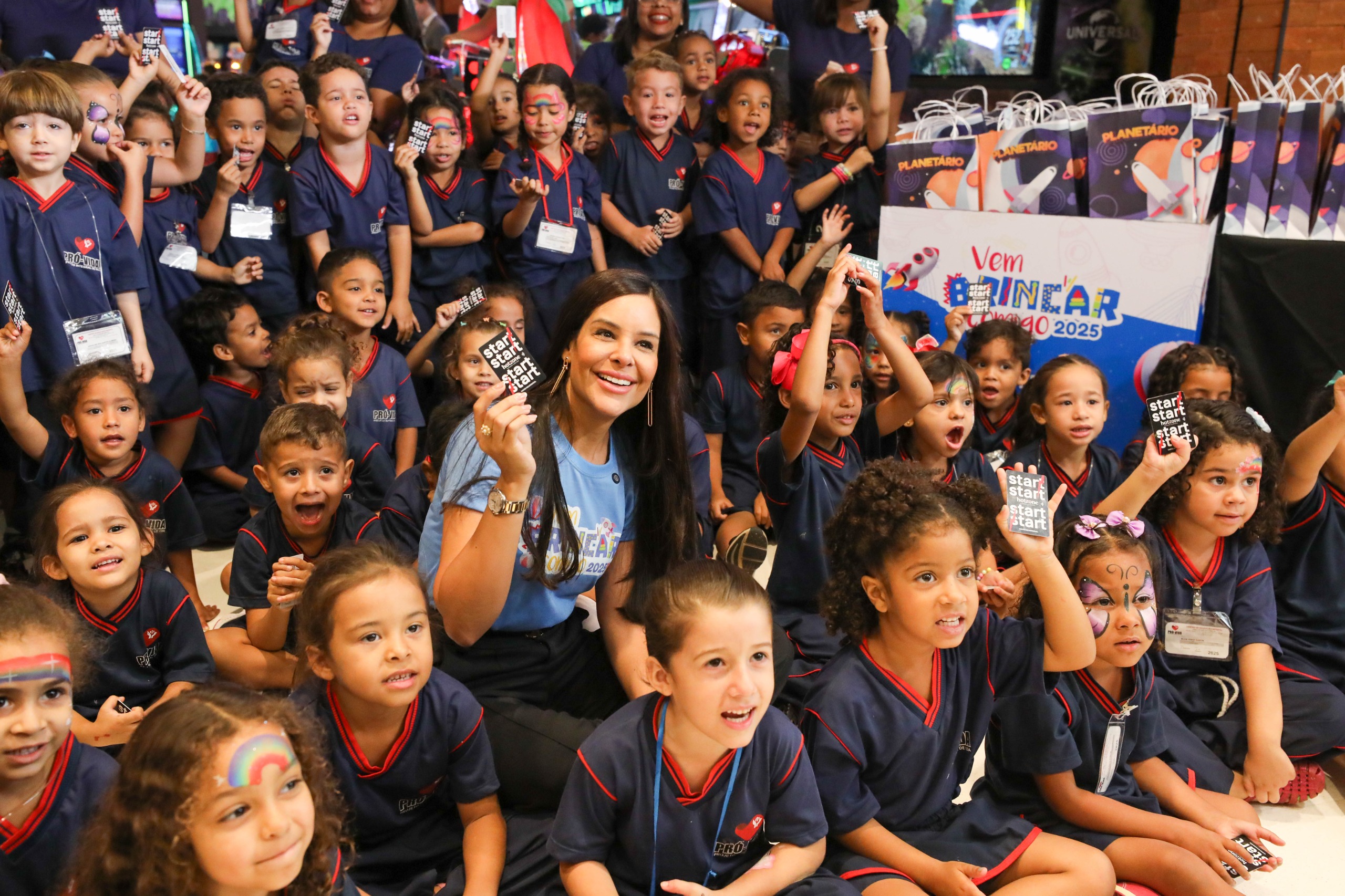 Campanha Vem Brincar Comigo leva diversão para 500 crianças em manhã de lazer no ParkShopping
