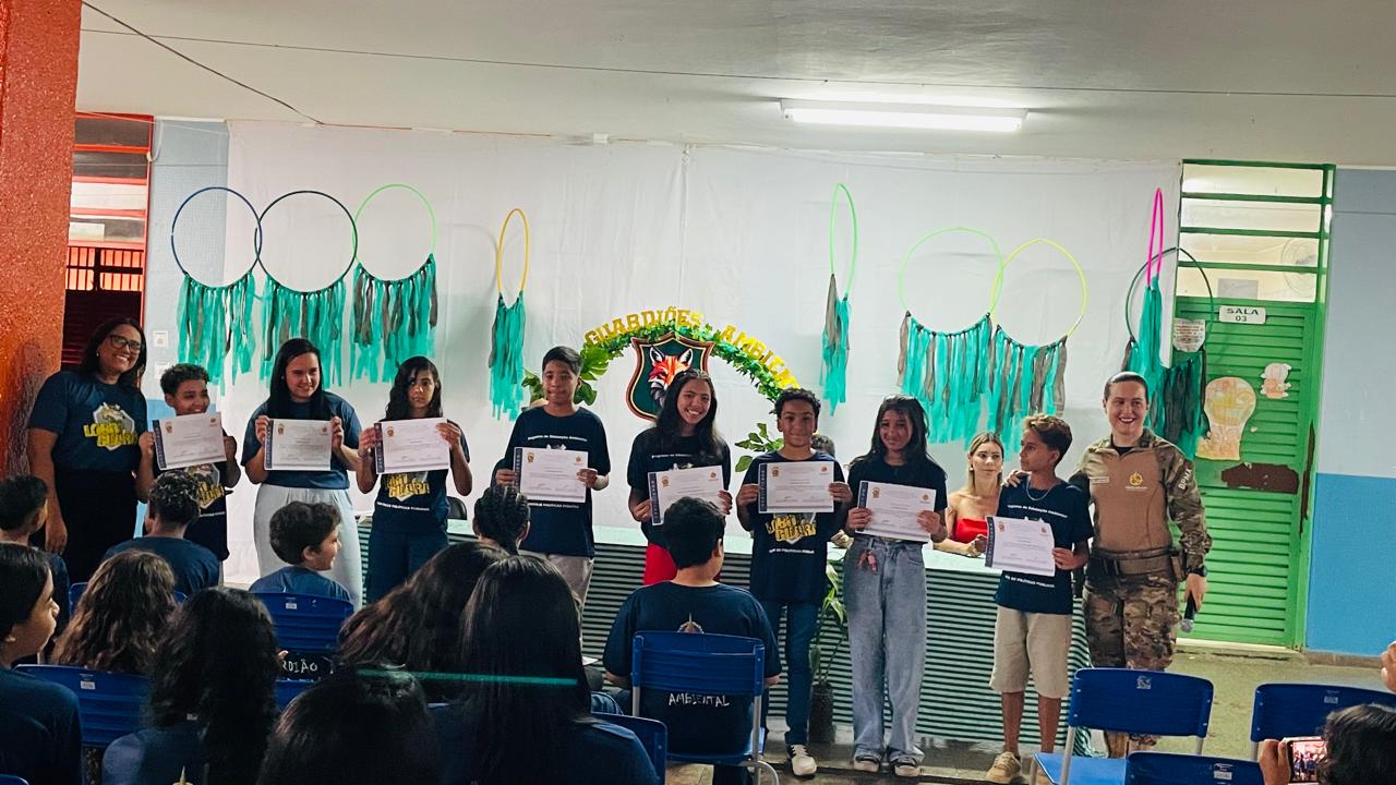 Estudantes do Gama concluem formação como guardiões ambientais