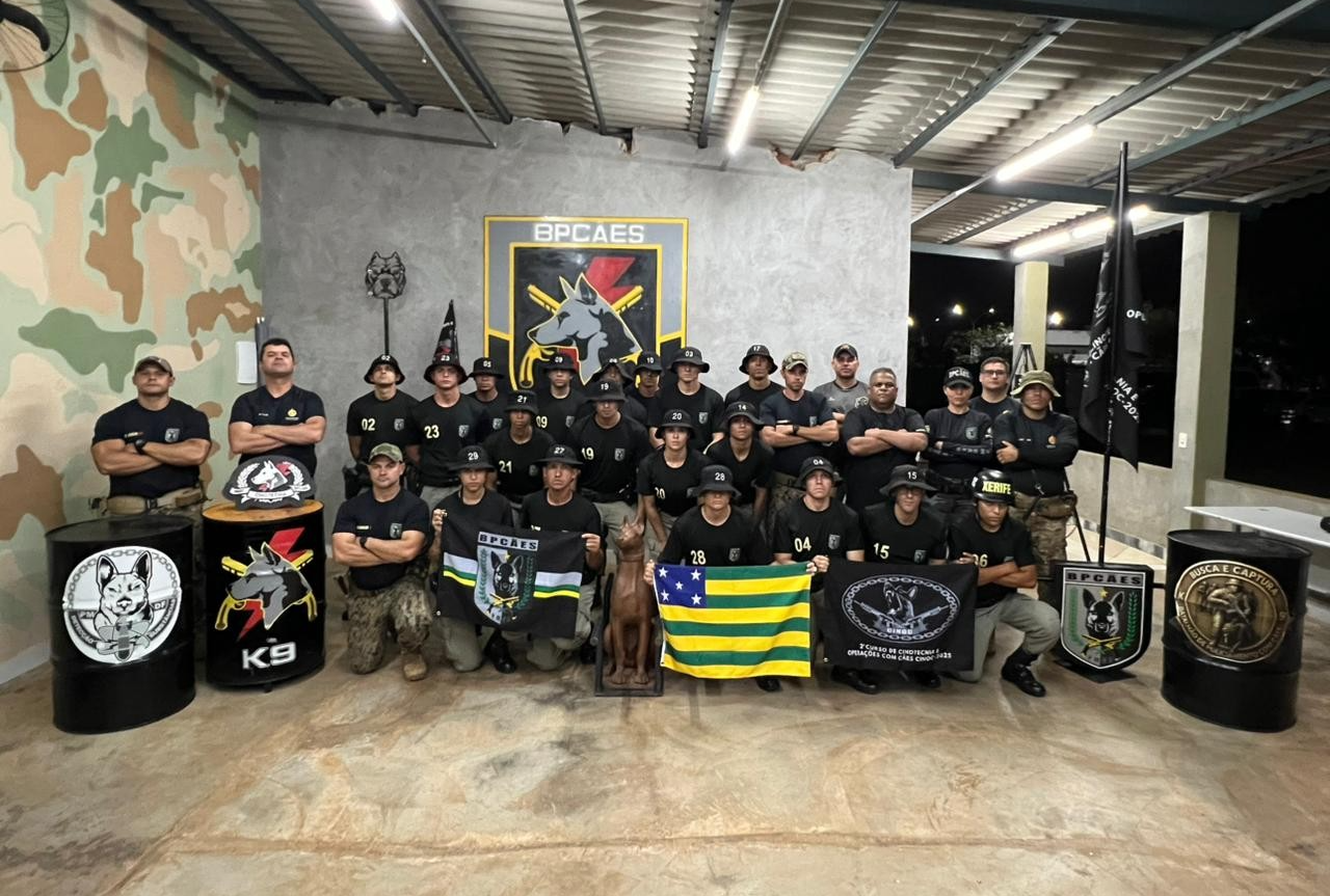 Intercâmbio técnico reúne unidades de operações com cães das polícias militares do Distrito Federal e de Goiás