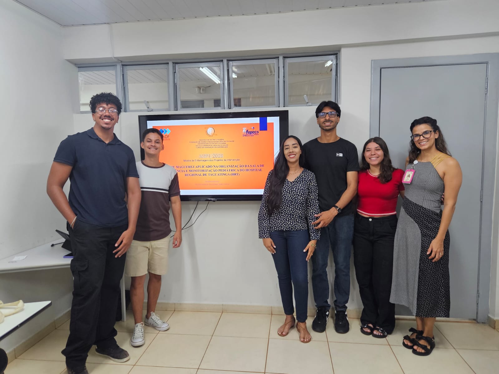 Estudantes do curso de enfermagem da Escs apresentam projetos de intervenção