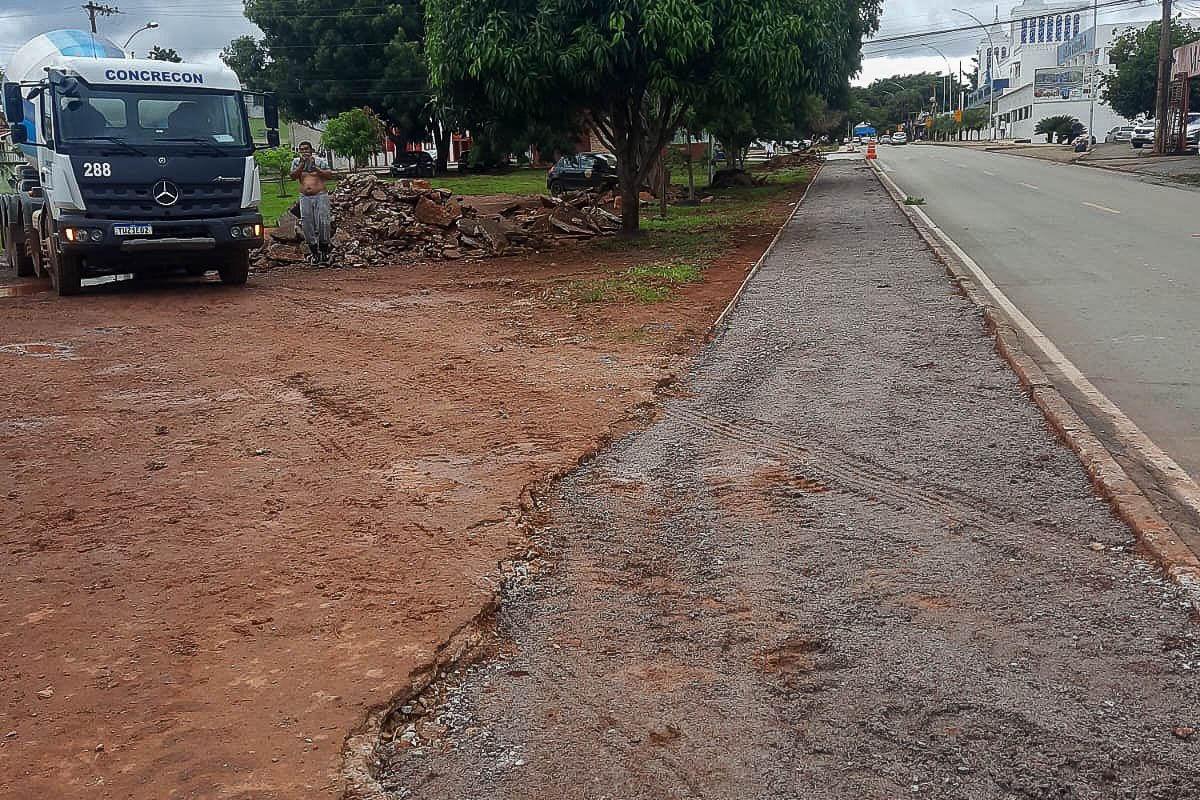 GDF recupera calçadas no Setor Oeste do Gama