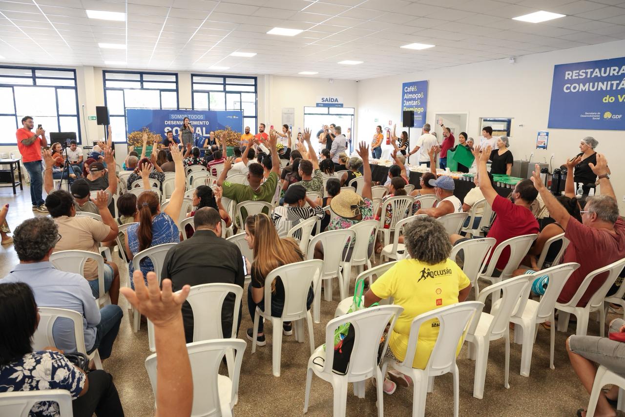 Comunidade do Varjão avalia positivamente o restaurante comunitário da região