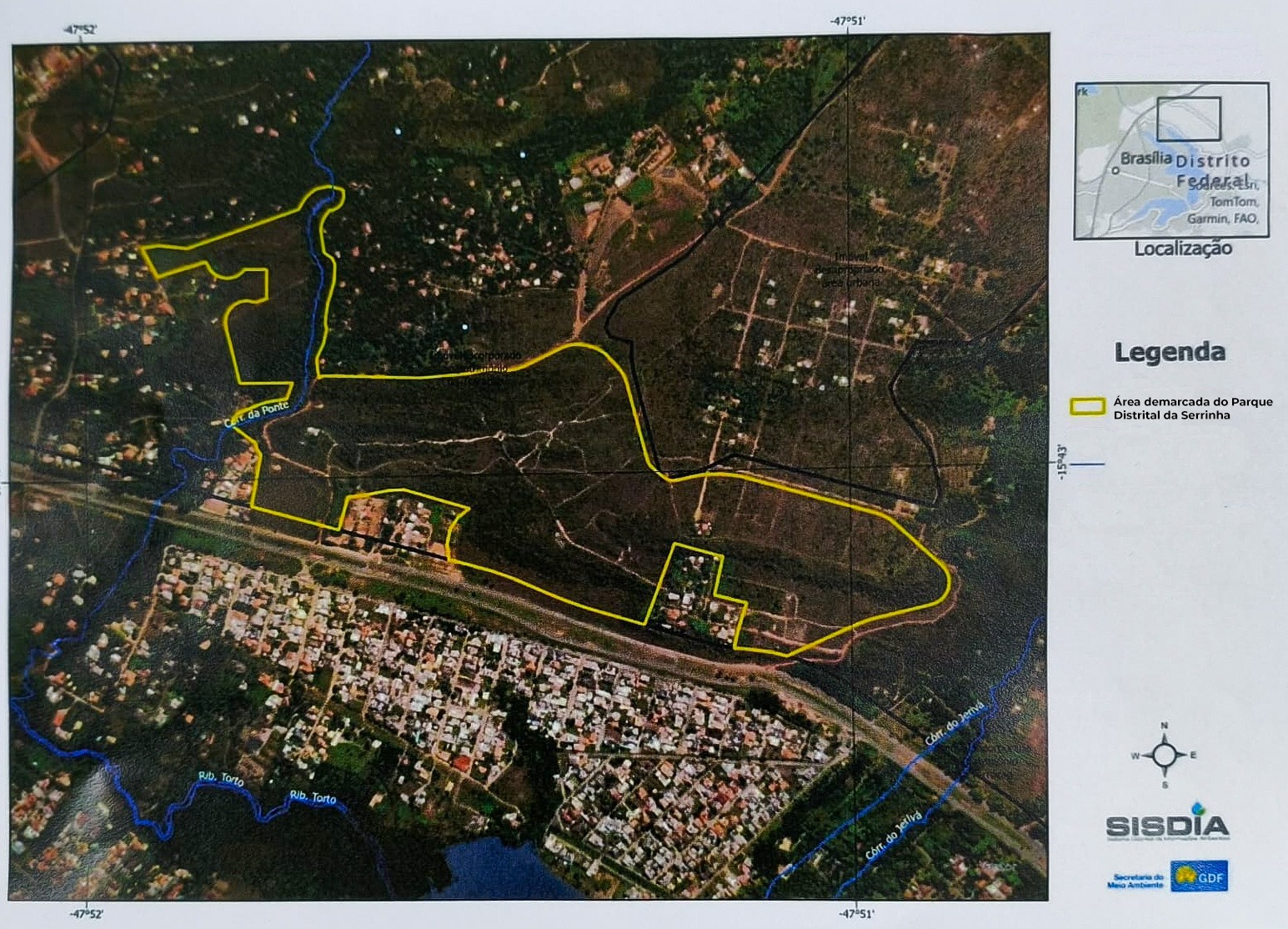 GDF cria Parque Distrital da Serrinha e reforça proteção ambiental no Lago Norte