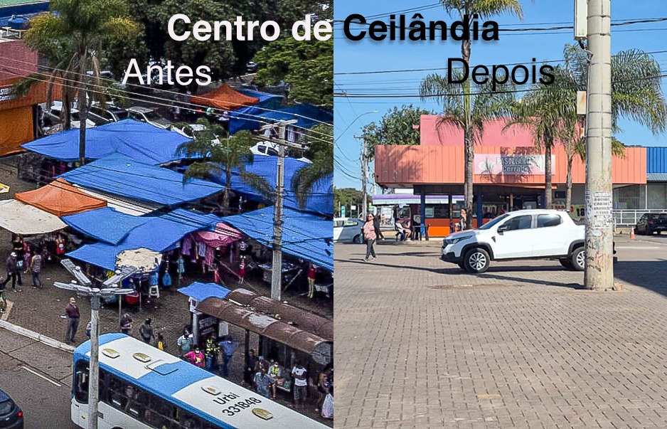 GDF reorganiza centro de Ceilândia