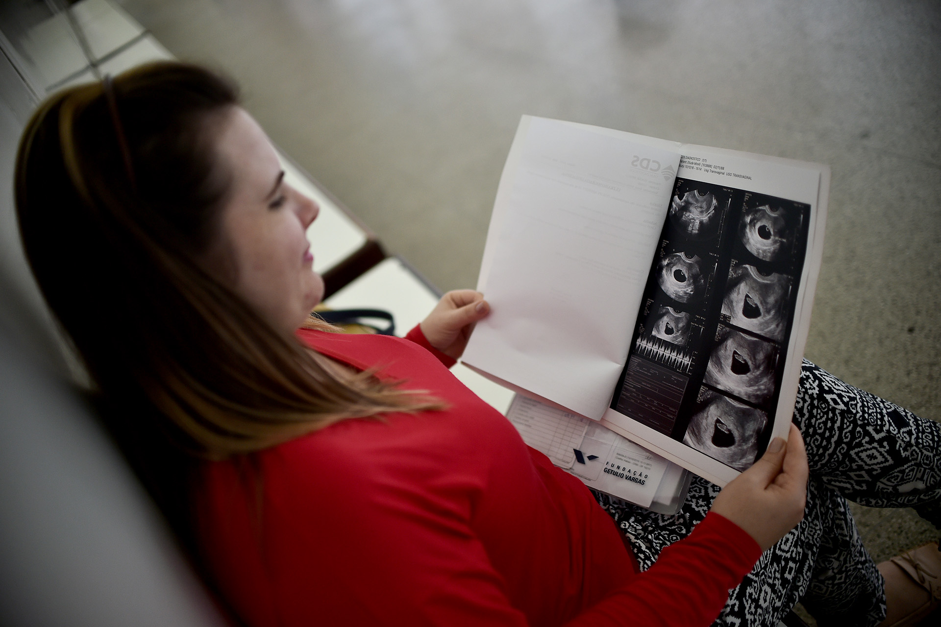 Eliúde Mirelli Szubris está gravida de três meses nessa segunda-feira (14), ela fez a primeira consulta pré-natal e se surpreendeu com o atendimento. Foto: Andre Borges/Agência Brasília