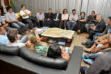 O governador Rodrigo Rollemberg reuniu-se no Palácio do Buriti com lideranças do Sol Nascente.